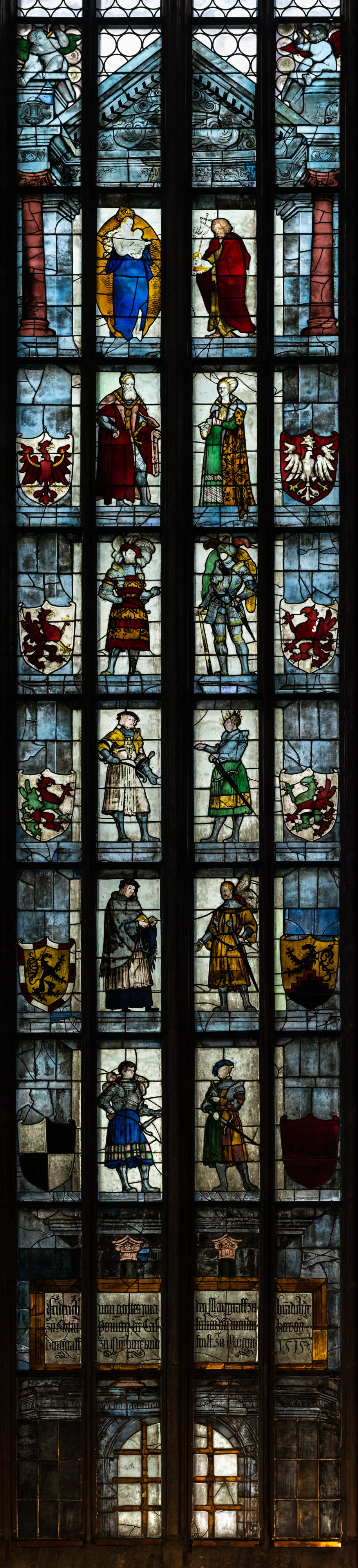 Nürnberg St. Sebald Markgrafenfenster 01