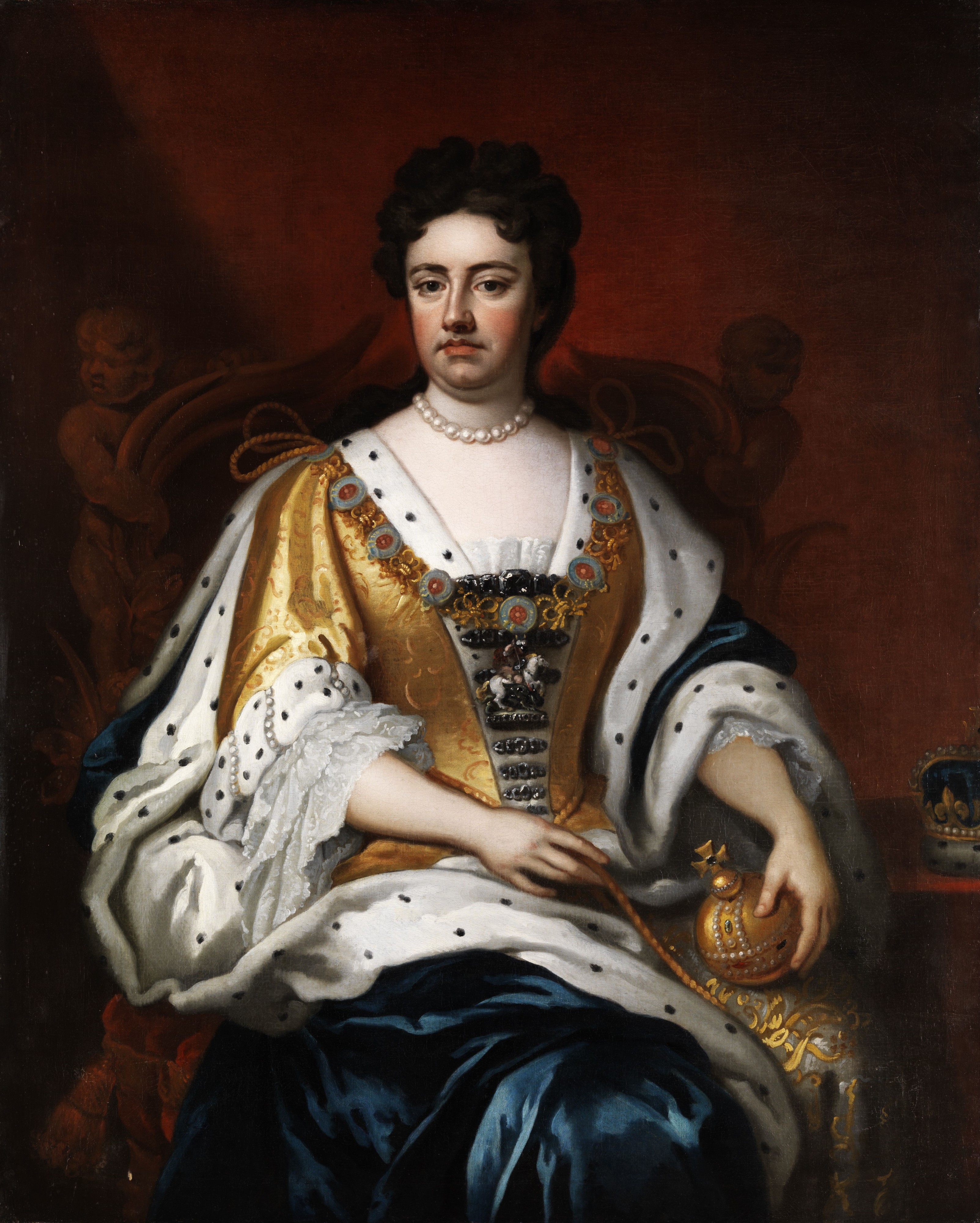 Queen Anne 17th century anonymous portrait