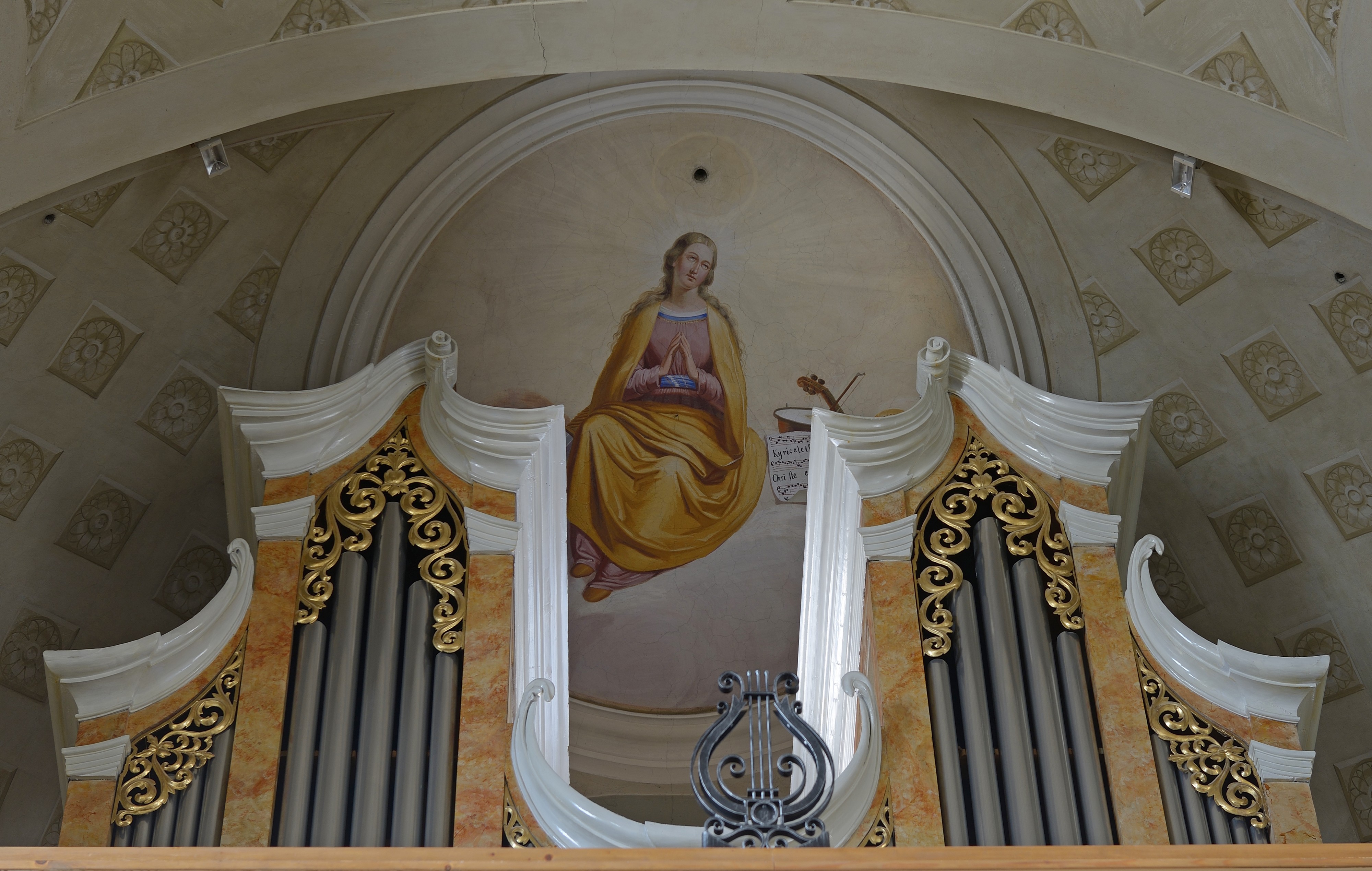 Saint Cecilia by Arnold in Lajen