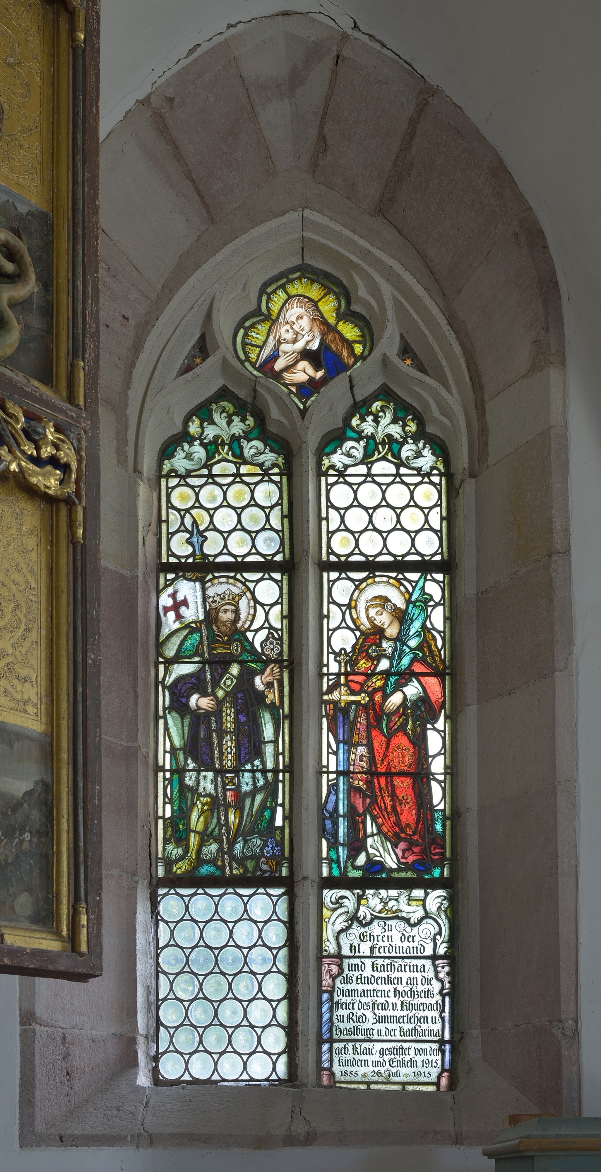 St. Margareth in Obervöls am Schlern Glasmalerei