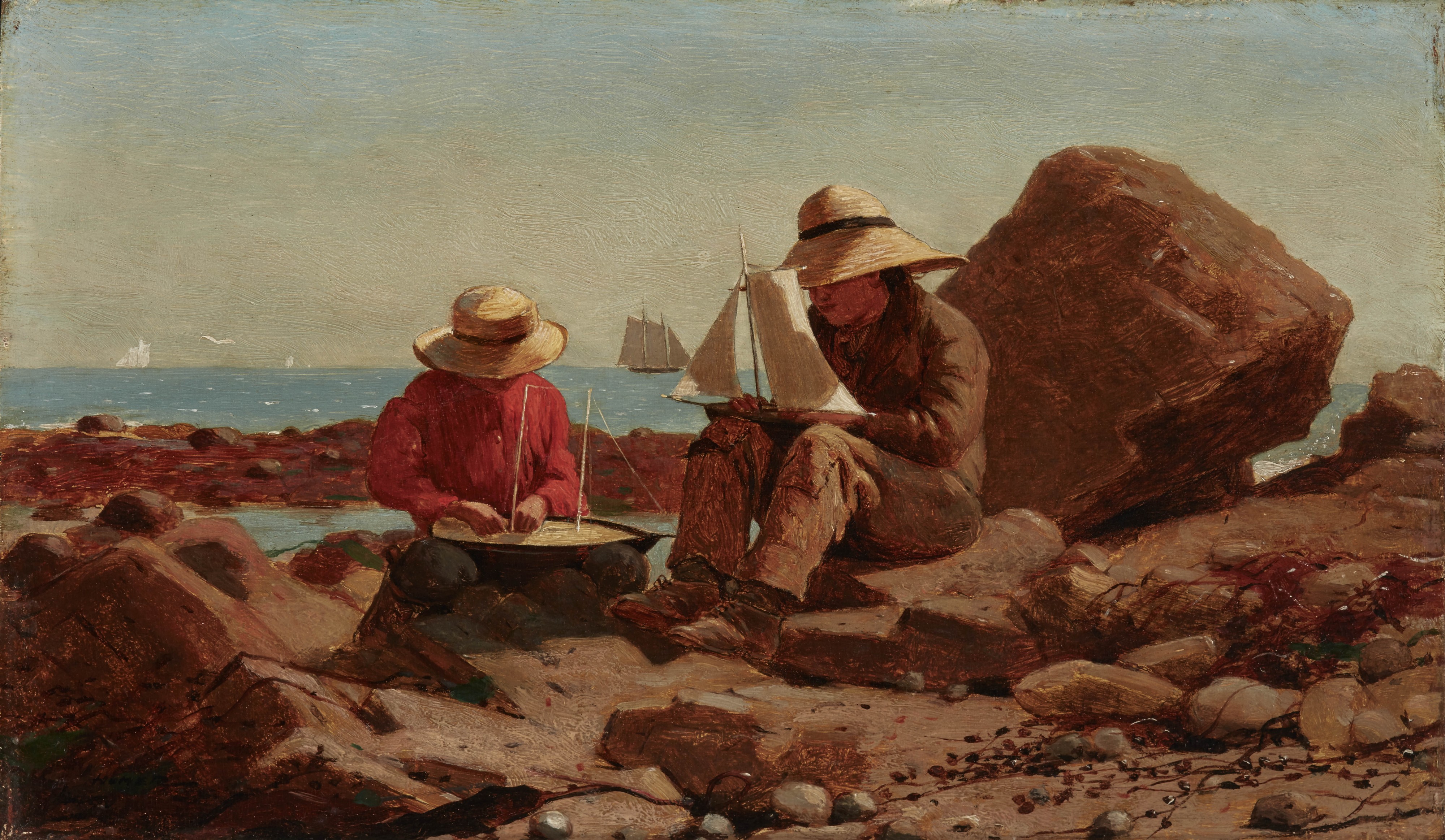 Winslow Homer - The Boat Builders, 1873 (Indianapolis Museum of Art)