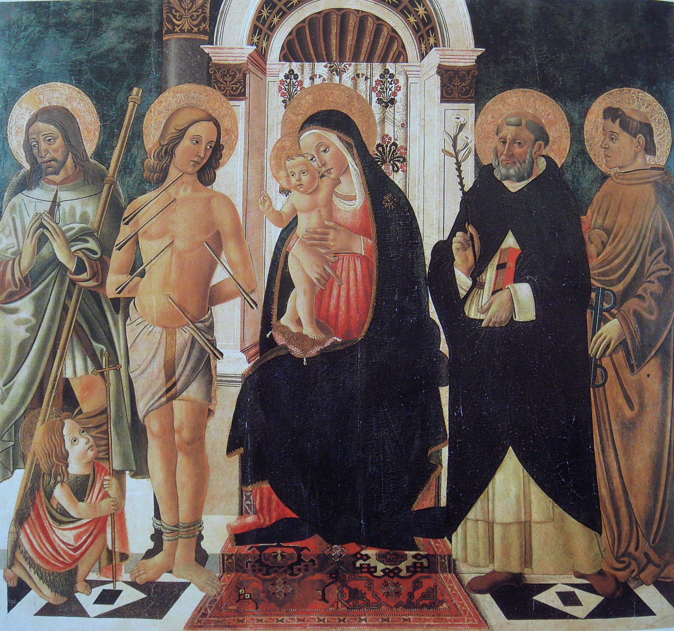 Tommaso di Piero del Trombetto La Conversation Sacree 1490 1500