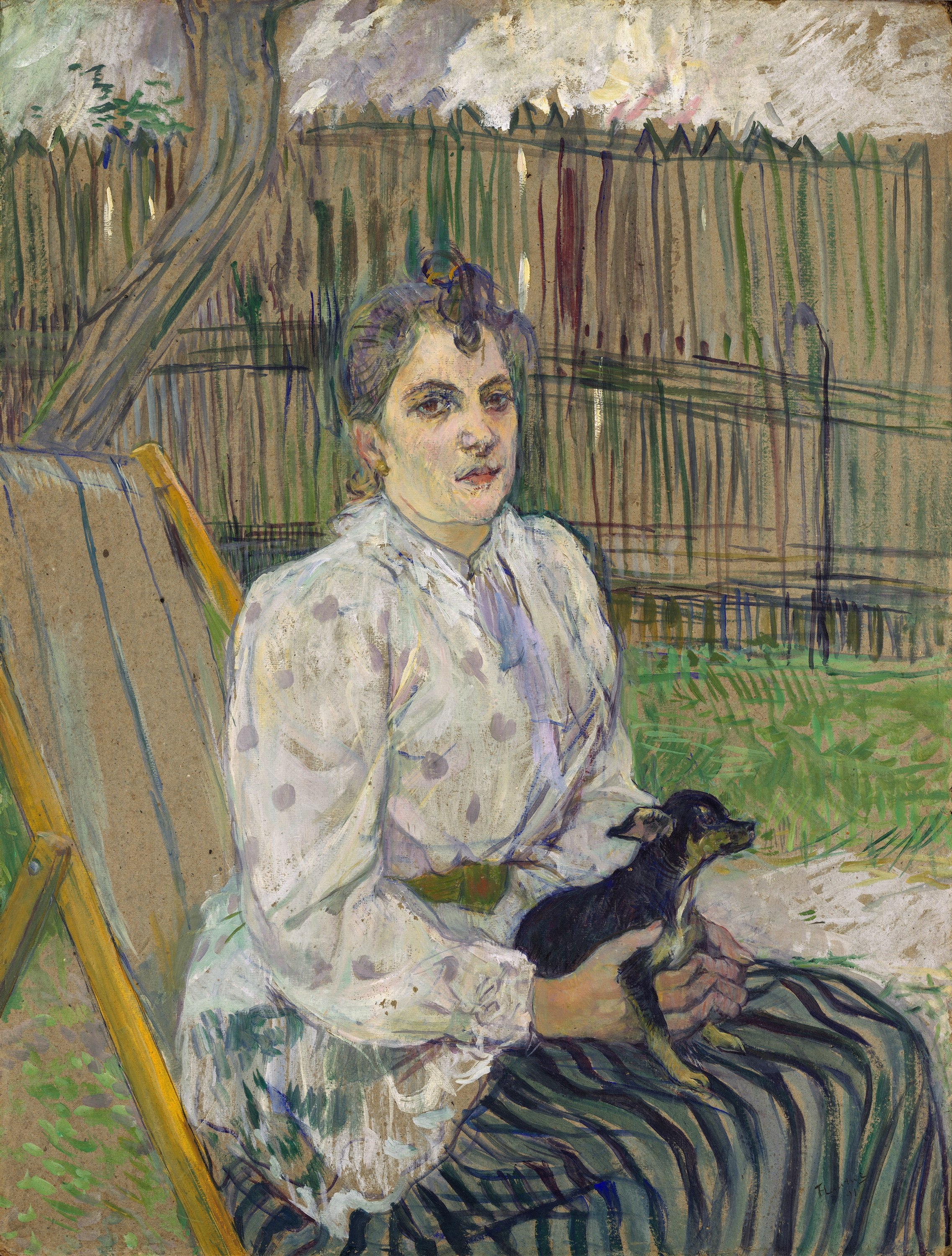 Toulouse-Lautrec - Lady with a dog