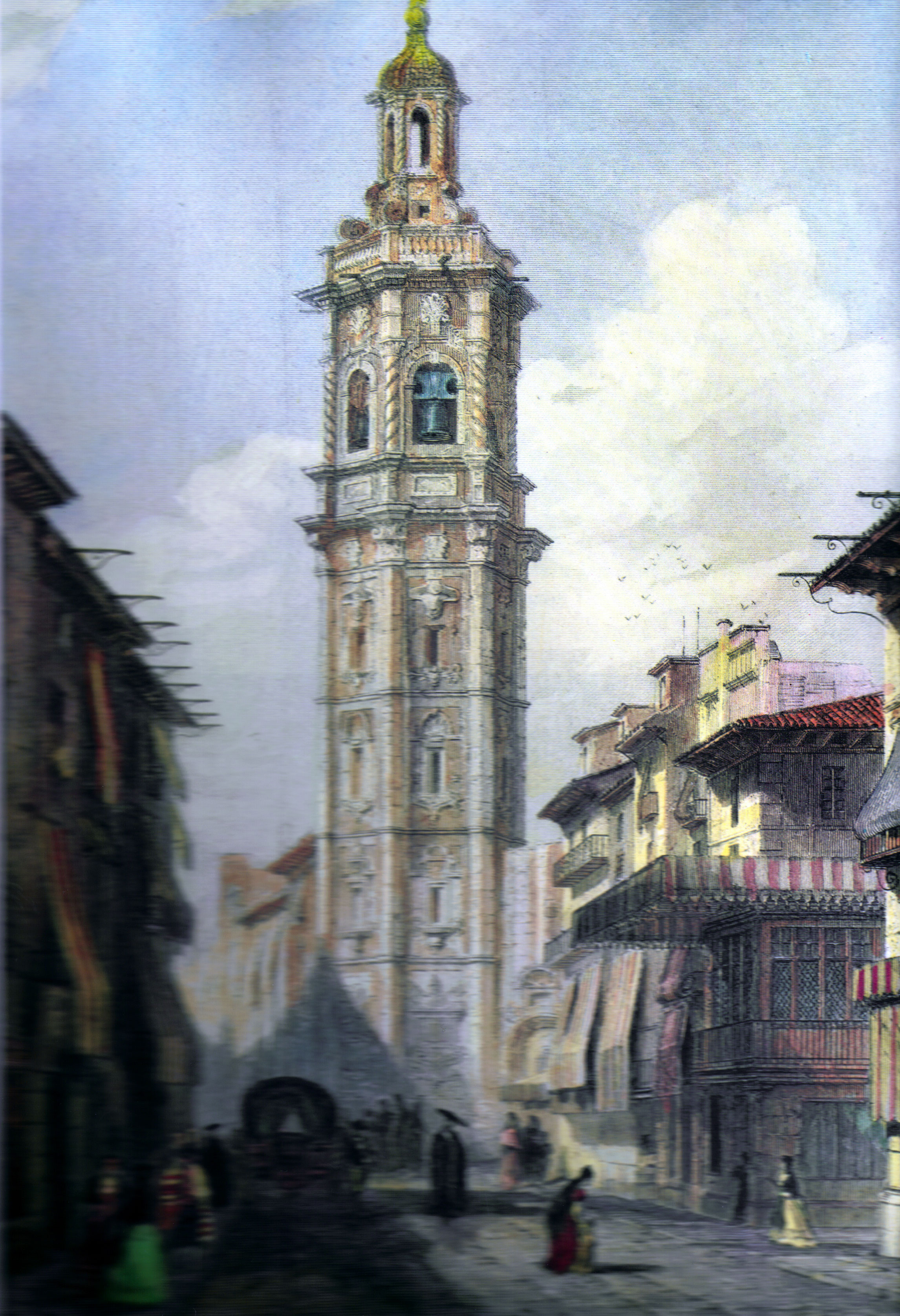 Valencia Santa Catalina tower c1850