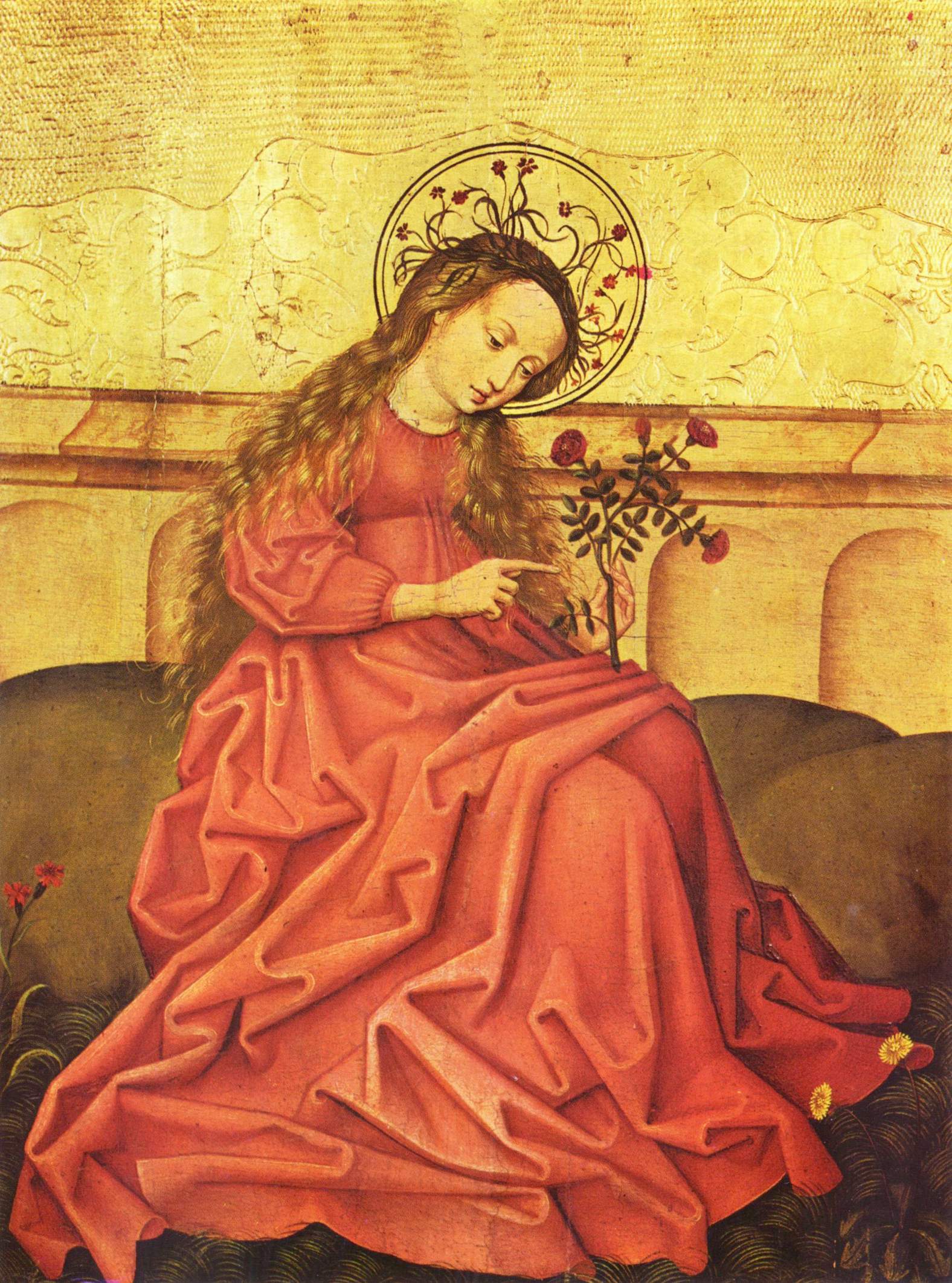 Vierge au jardinet, Maître rhénan anonyme, Musée de l'Oeuvre Notre-Dame