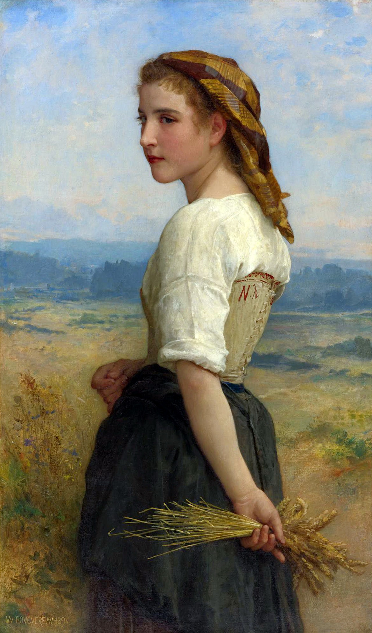William-Adolphe Bouguereau (1825-1905) - Glaneuse (1894)