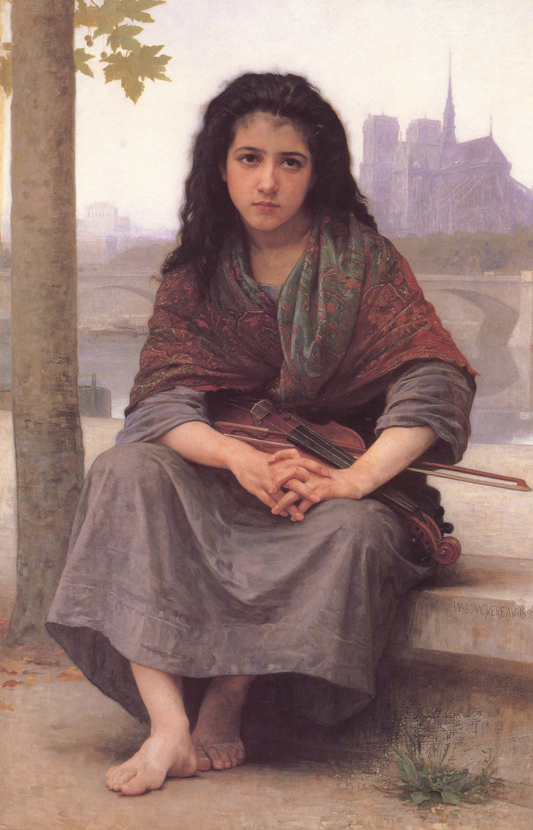 William-Adolphe Bouguereau (1825-1905) - The Bohemian (1890)