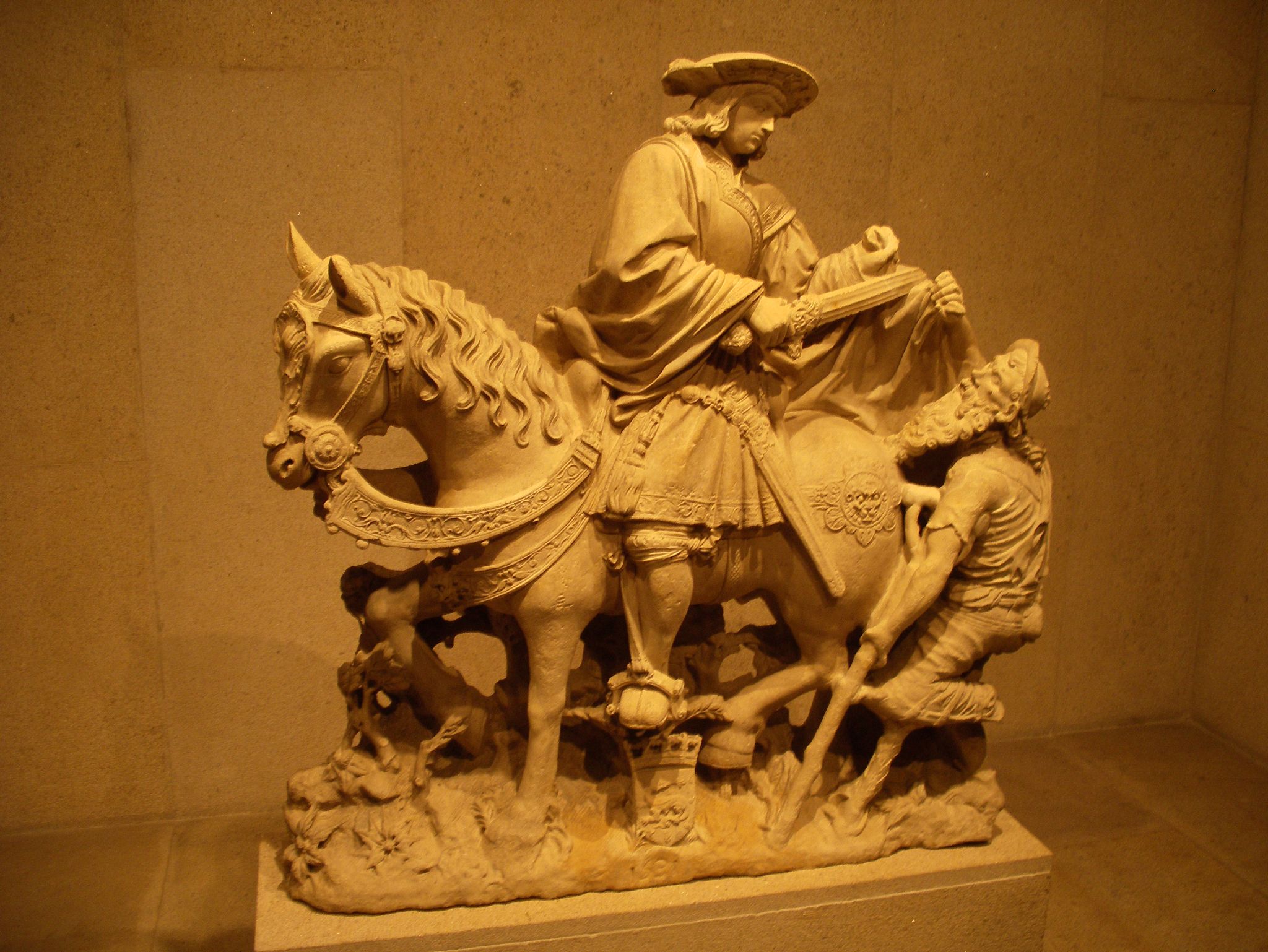 1531 sculpture of St. Martin of France (Gulbenkian Museum)