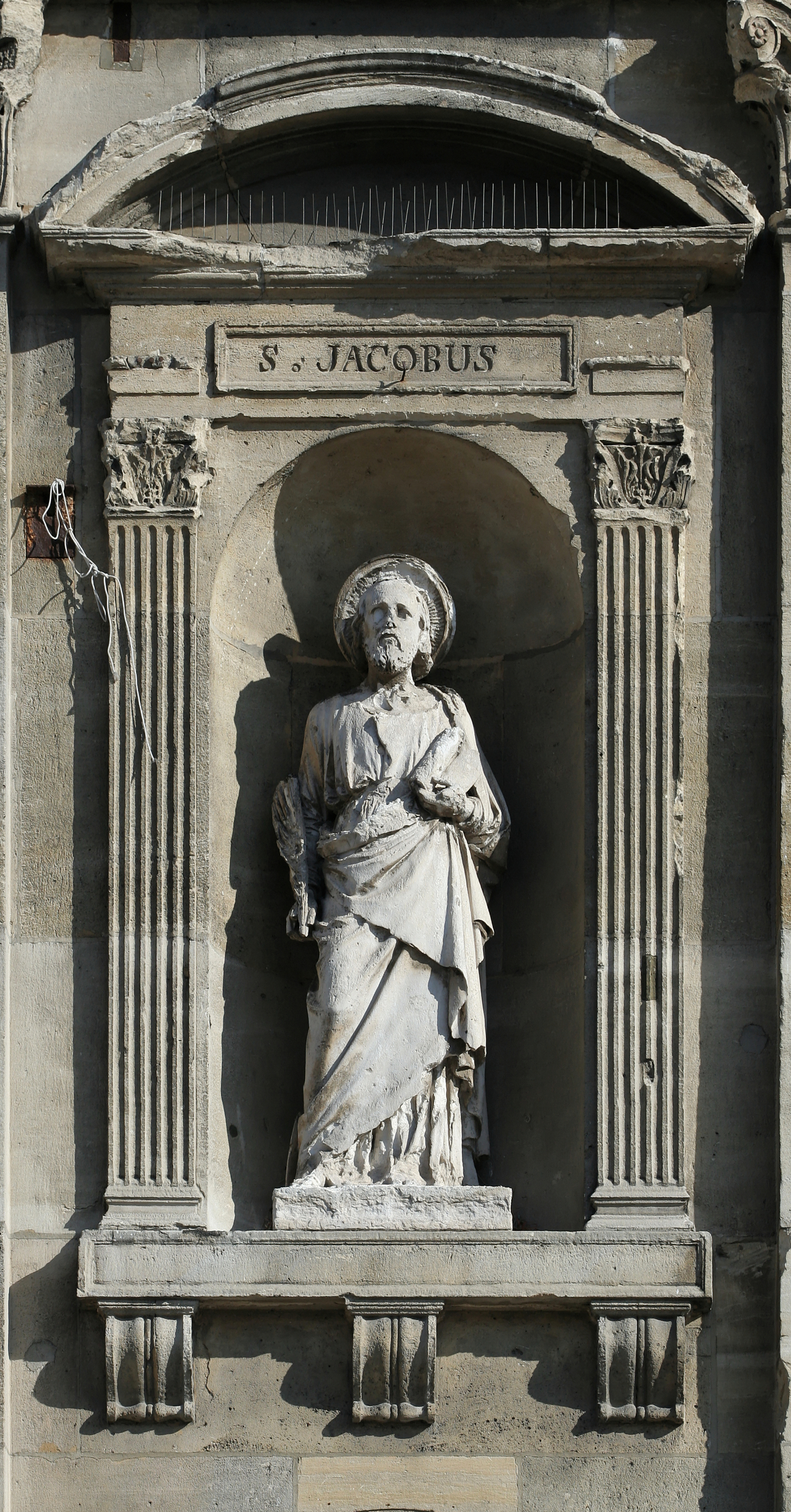 Église Saint-Jacques-et-Saint-Christophe de la Villette, façade 04 S.Jacobus