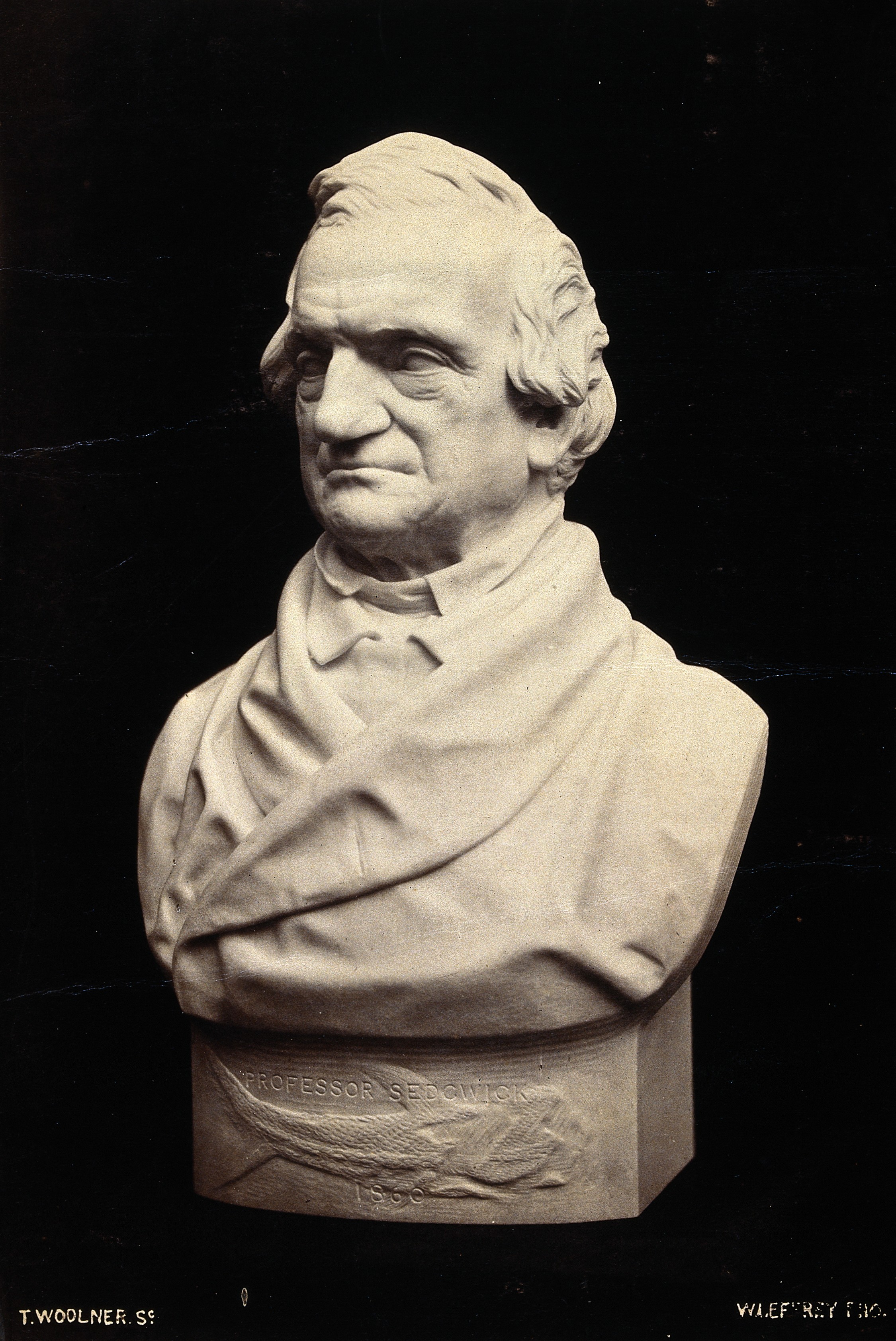 Adam Sedgwick. Photograph by Wieferey (?) after T. Woolner. Wellcome V0027137