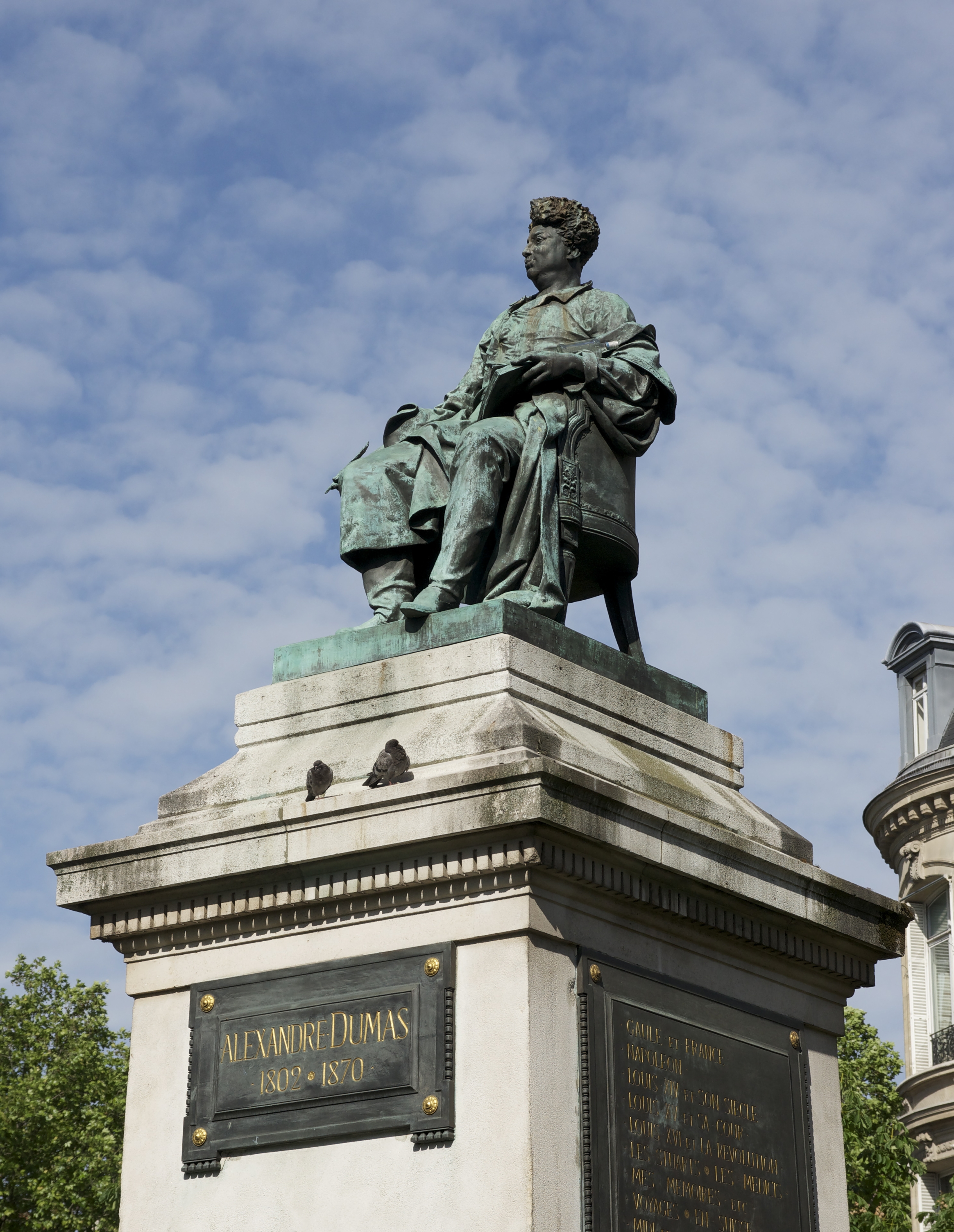 Alexandre Dumas assis Gustave Doré