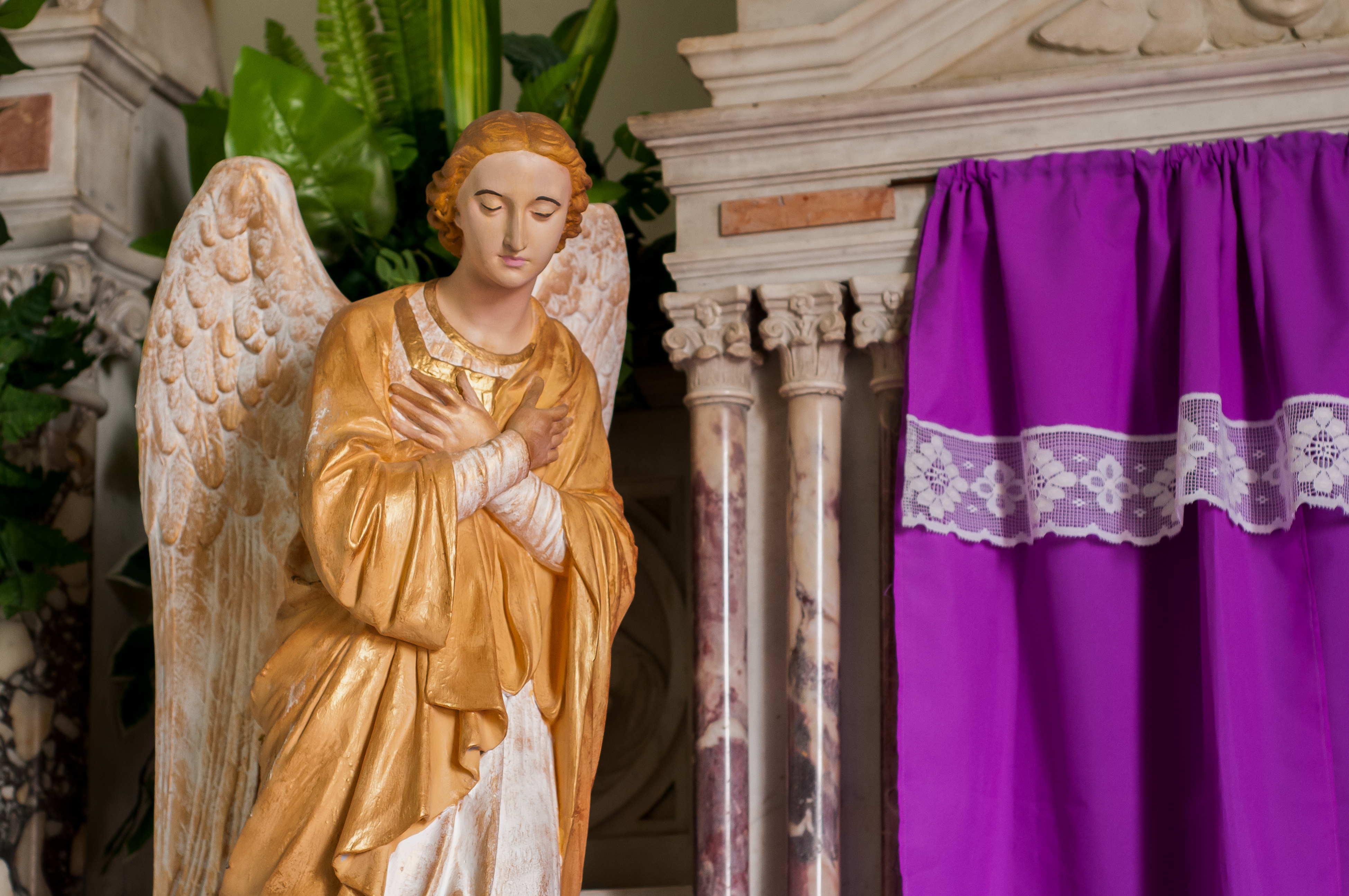 Angel in Santa Barbara Church