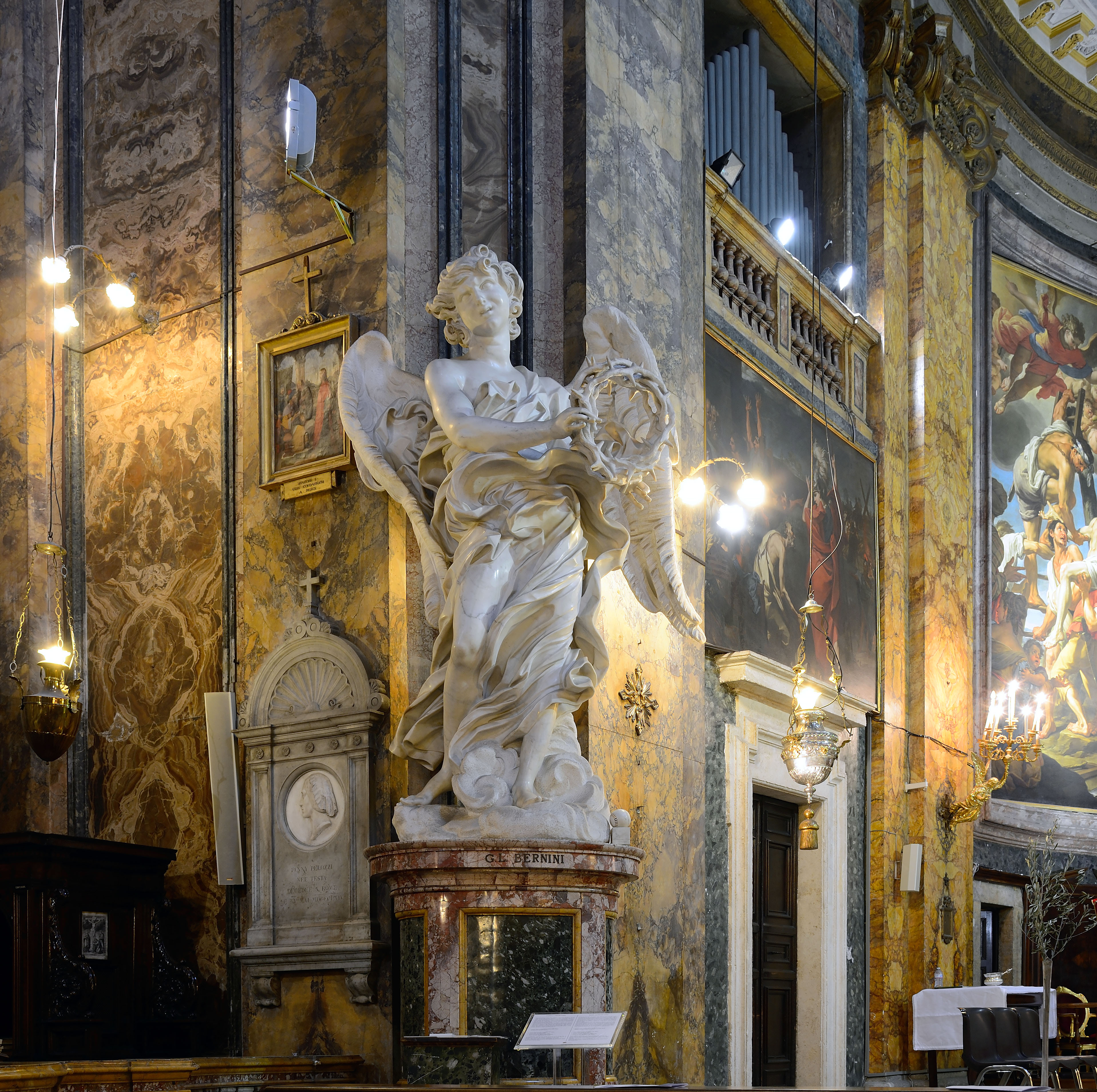 Angel with the Titulus crucis by Gianlorenzo Bernini