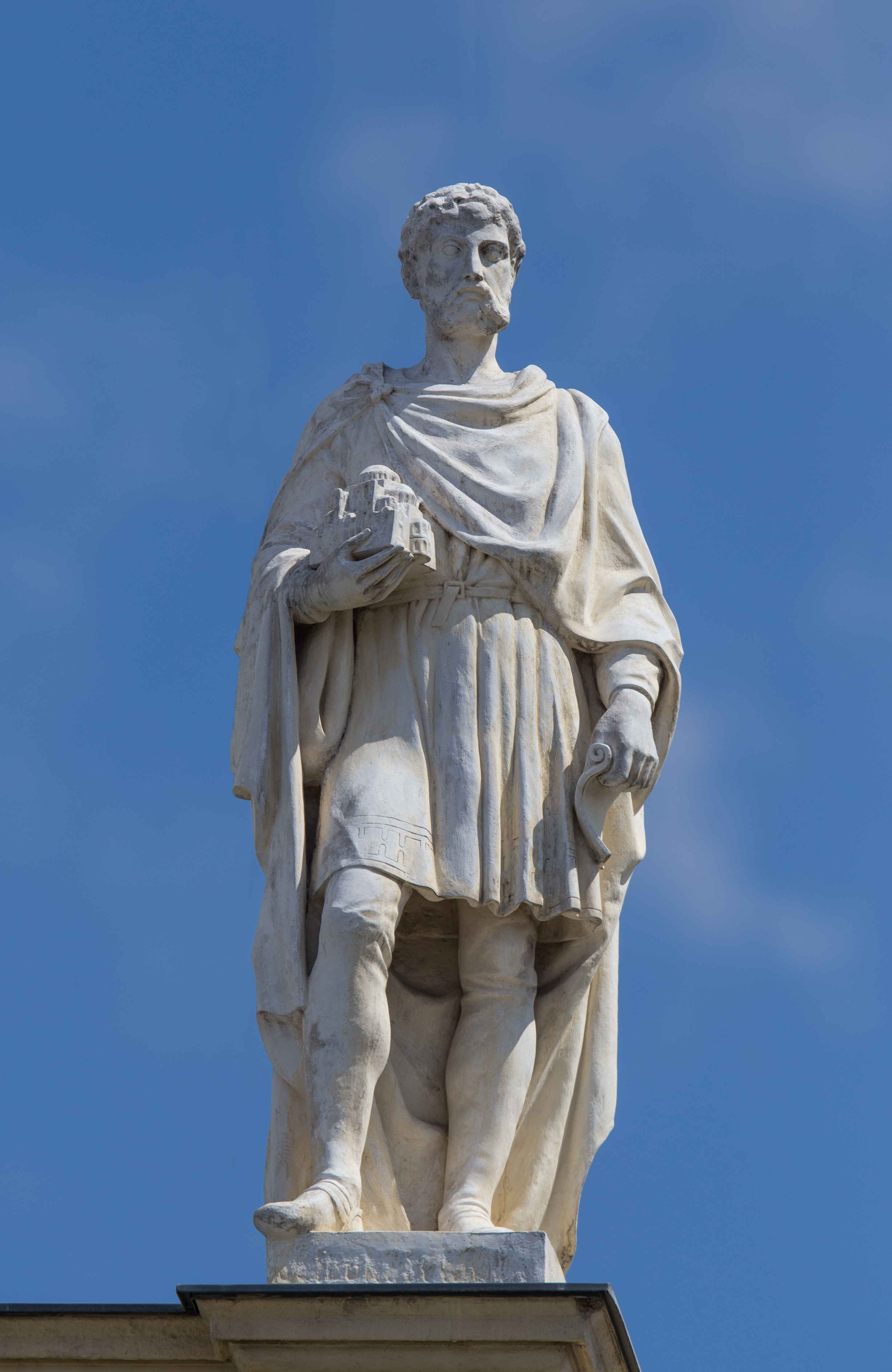AT 13763 Roof figure, Isidor von Milet at the Kunsthistorisches Museum, Vienna-74-Bearbeitet