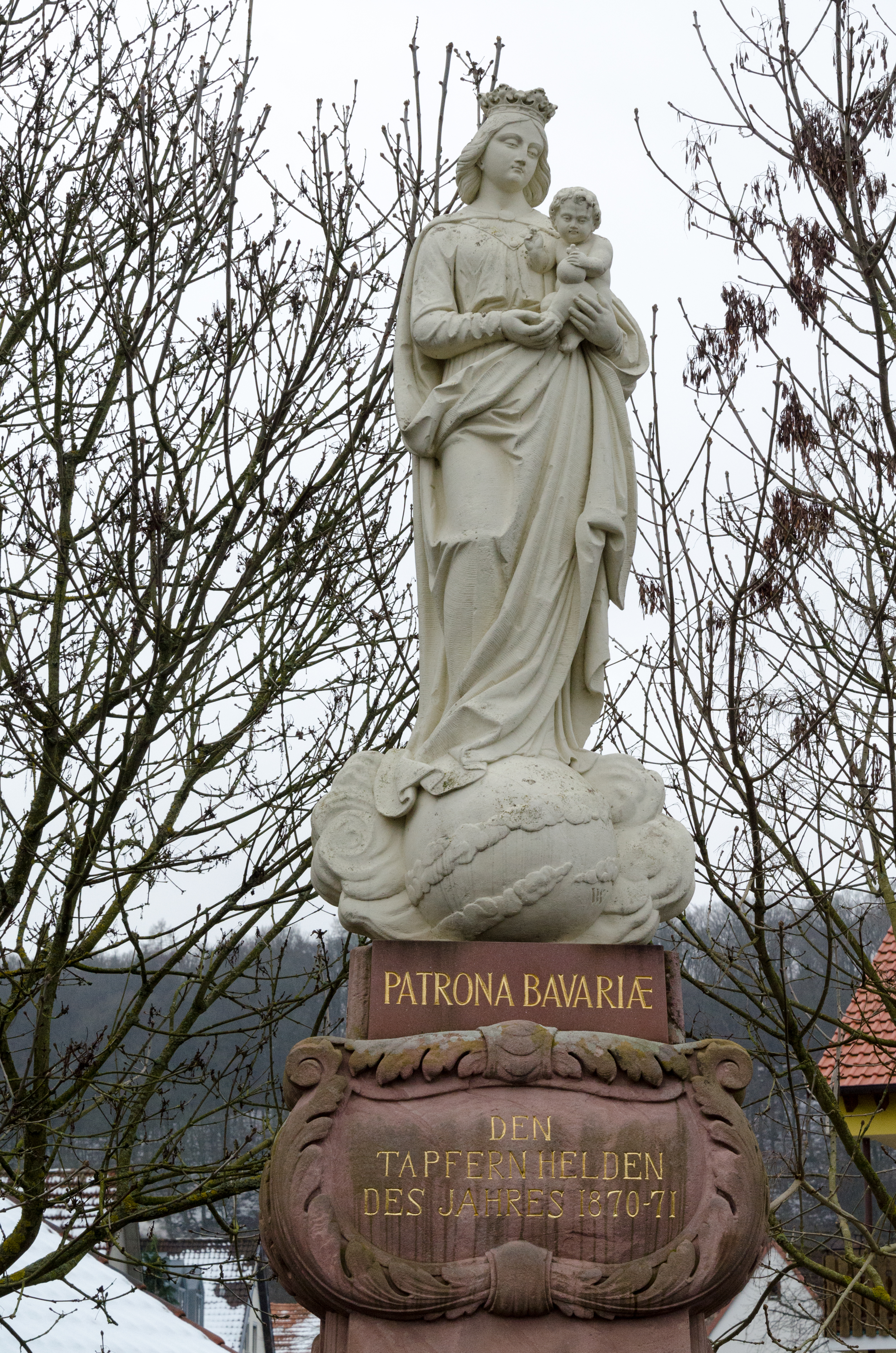 Bad Kissingen, Hausen, Klosterweg, Gefallenendenkmal-002