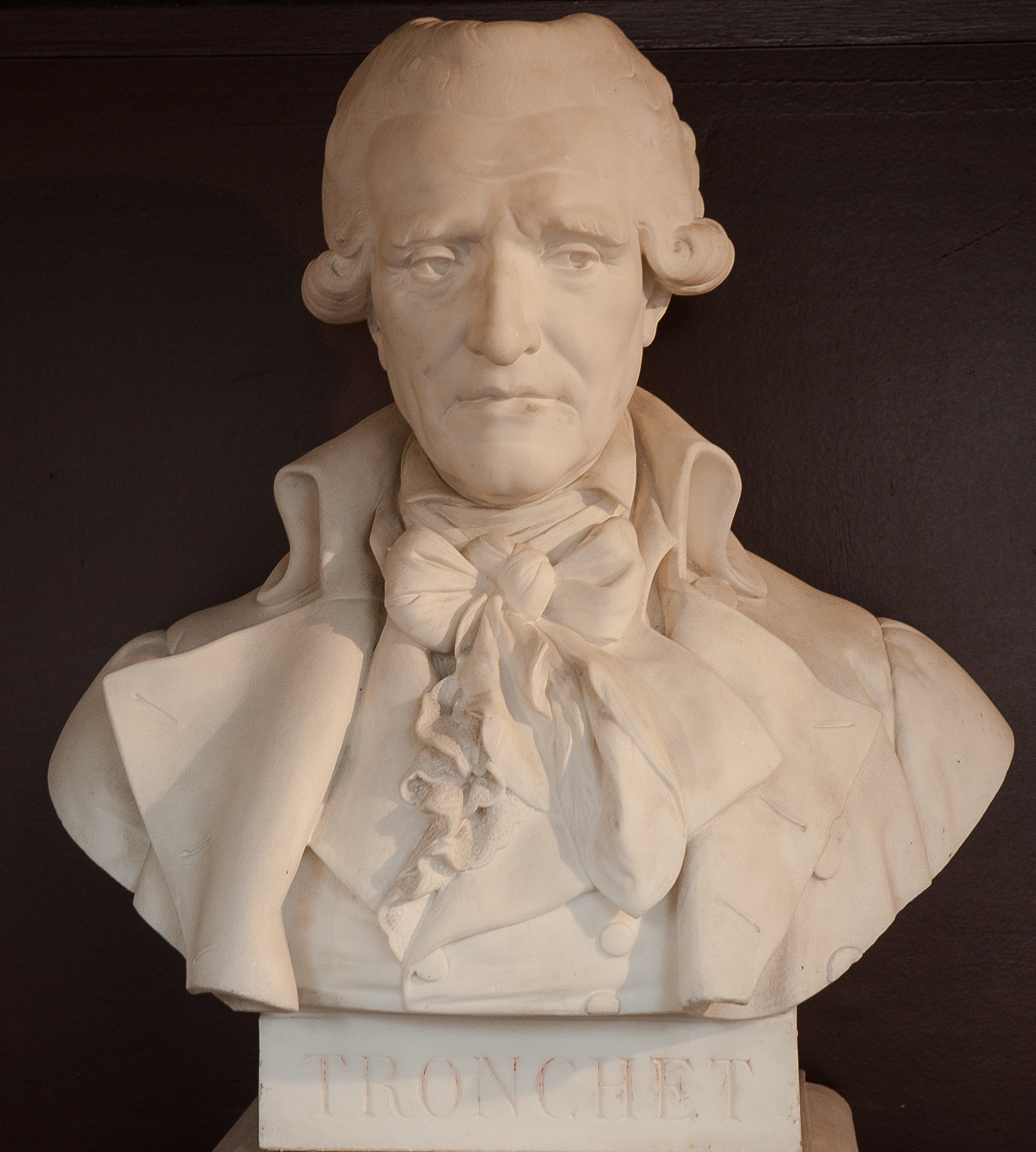 Buste de François Denis Tronchet -- Salle du serment du jeu de paume -- Versailles