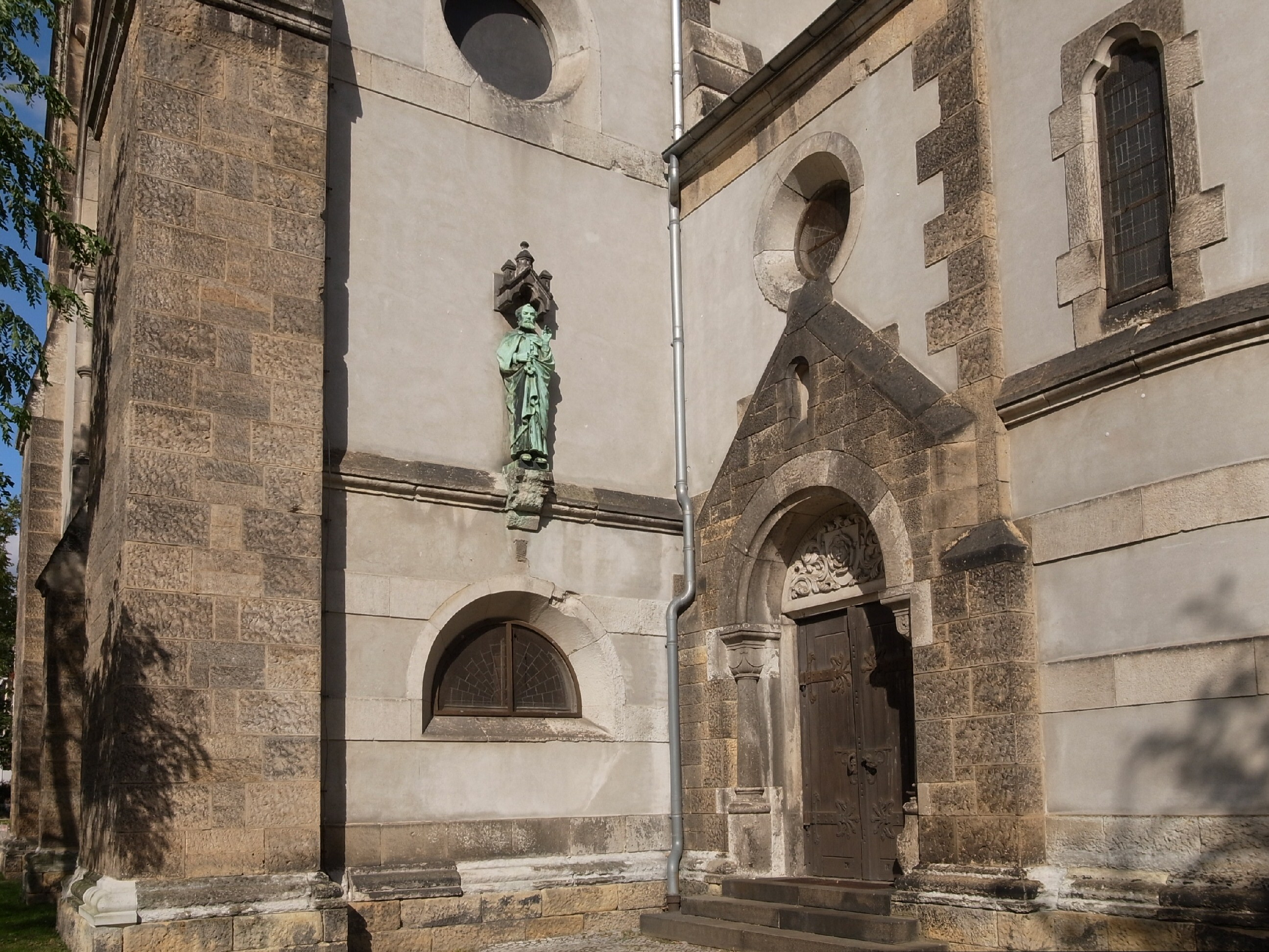 Dessau,Petruskirche,Lutherrose