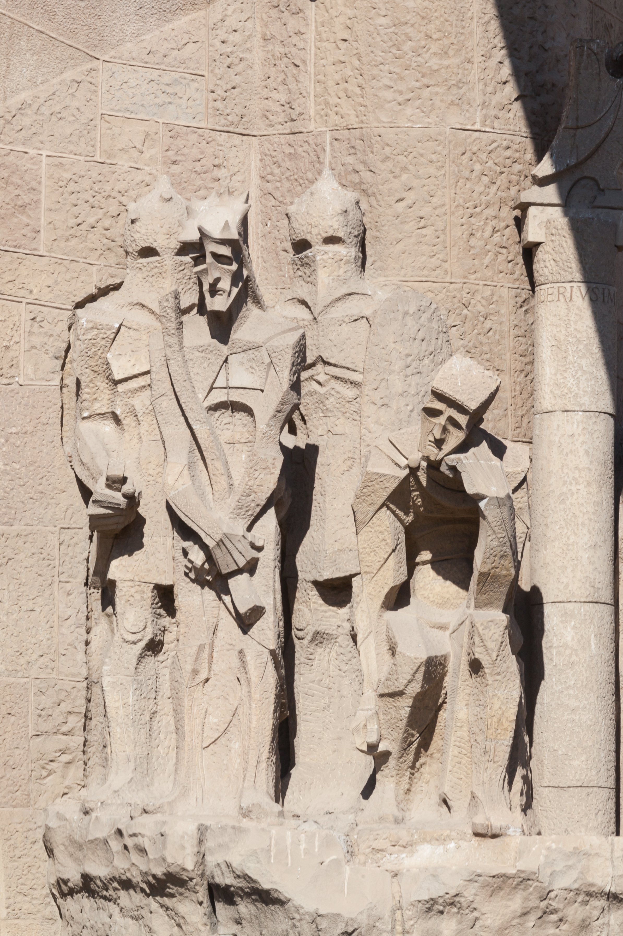 Detalle da Sagrada Familia. Gaudí. Barcelona B13