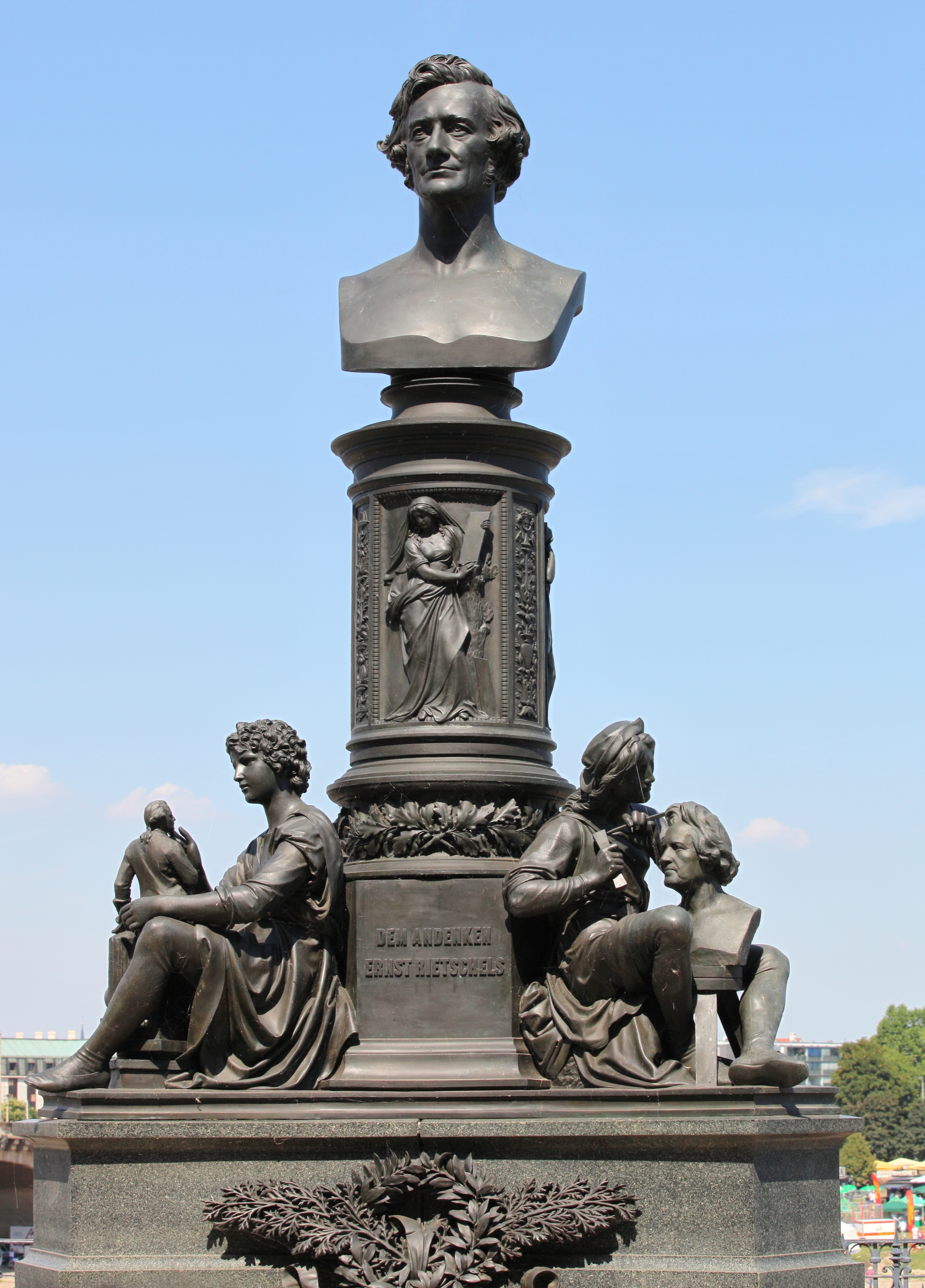 a sculpture in Dresden, Germany, Europe, August 2013, picture 11