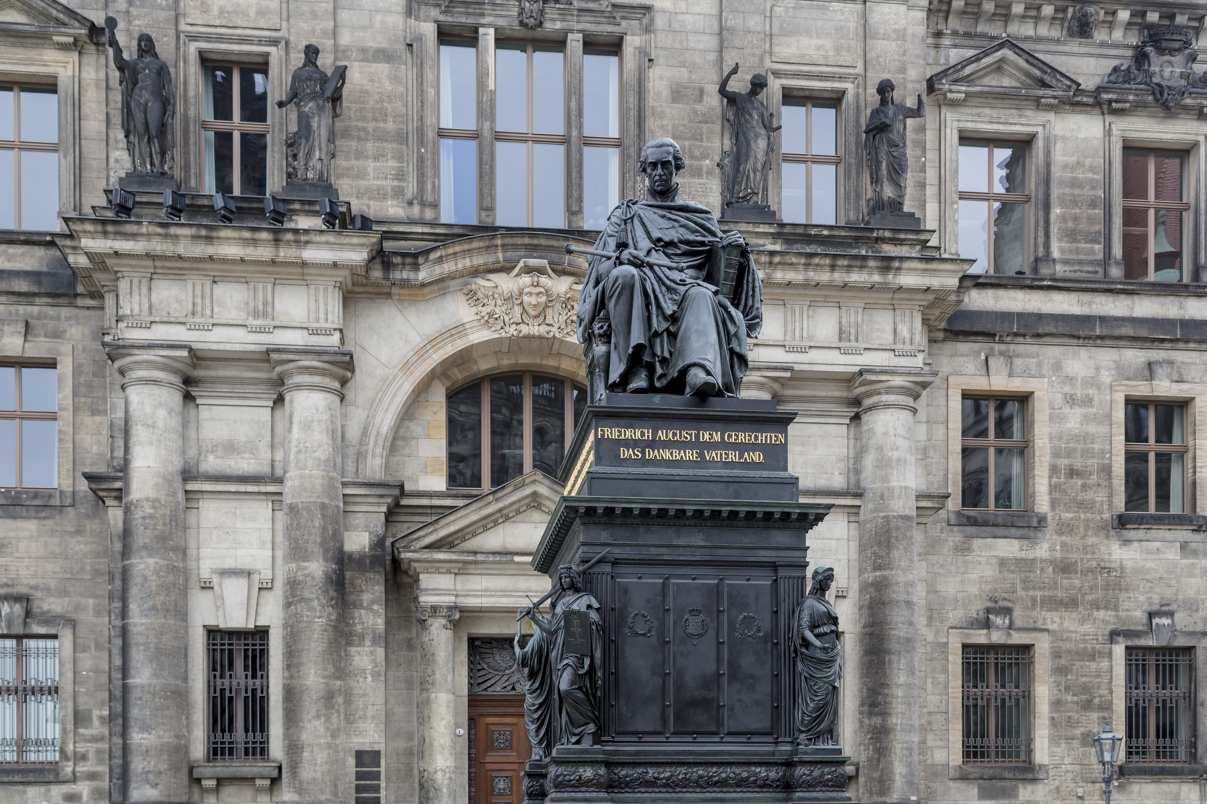 Dresden Germany Statue-Frederick-Augustus-I-of-Saxony-01