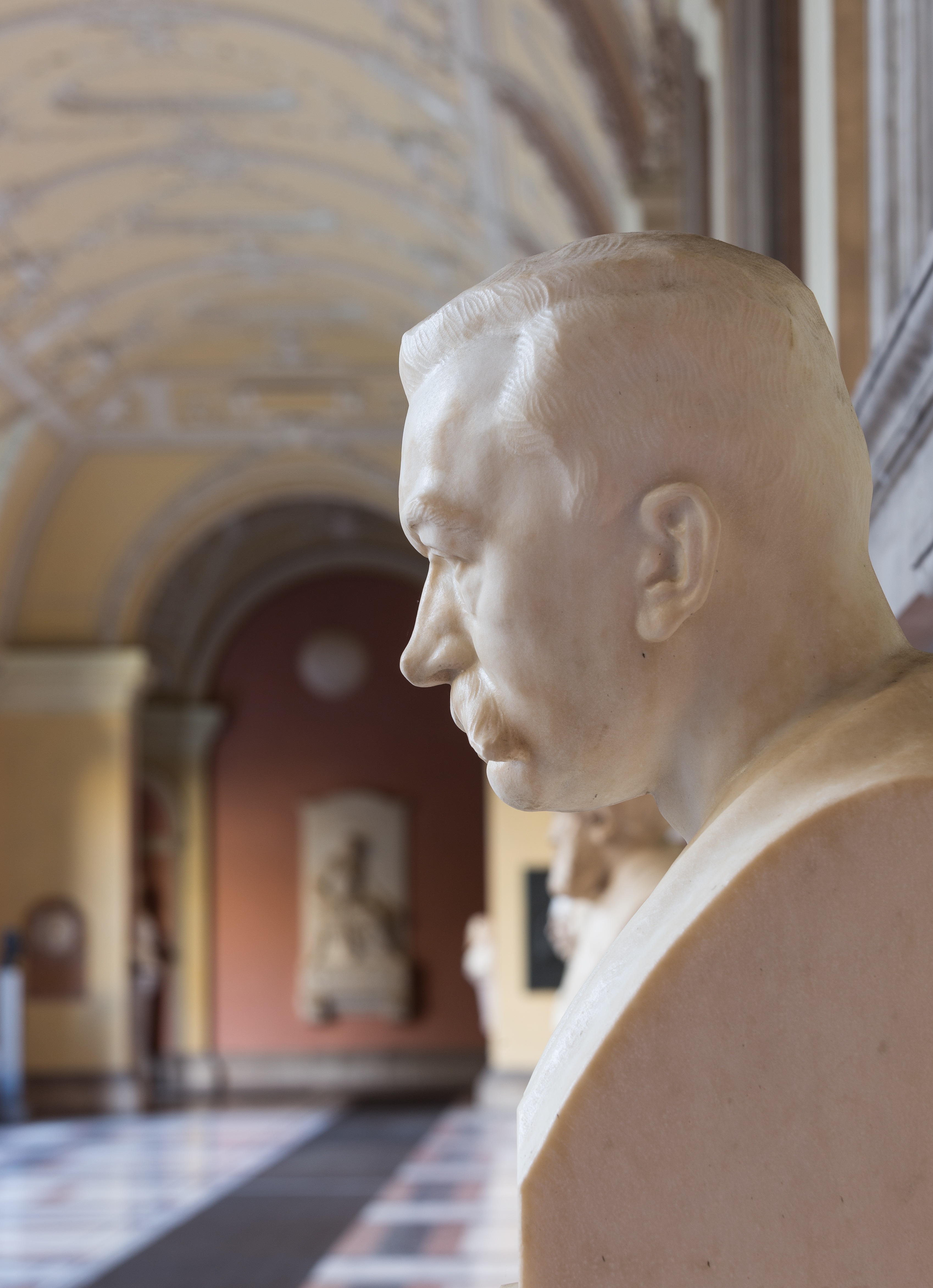 Edmund von Neusser (1852-1912), Nr. 74, bust (marble) in the Arkadenhof of the University of Vienna-1345