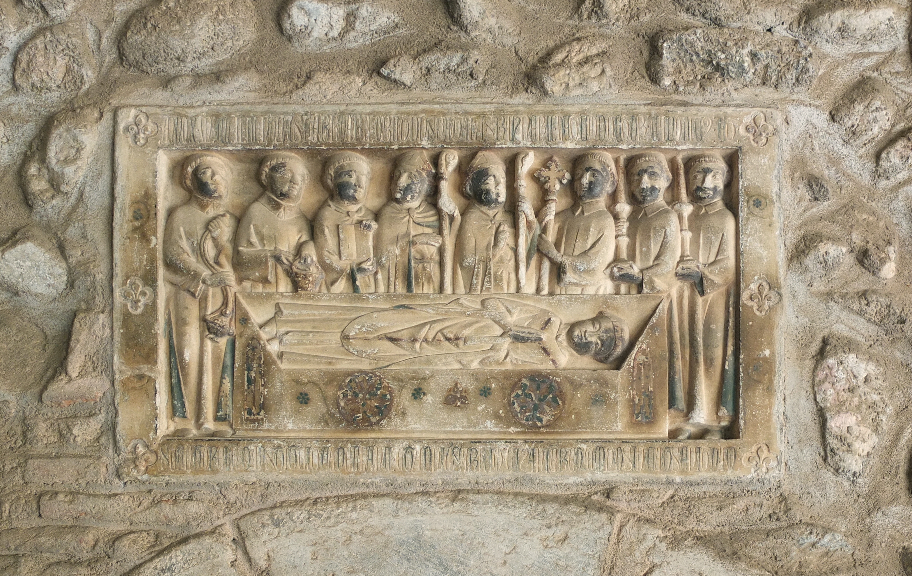 Elne funerary plaque canon