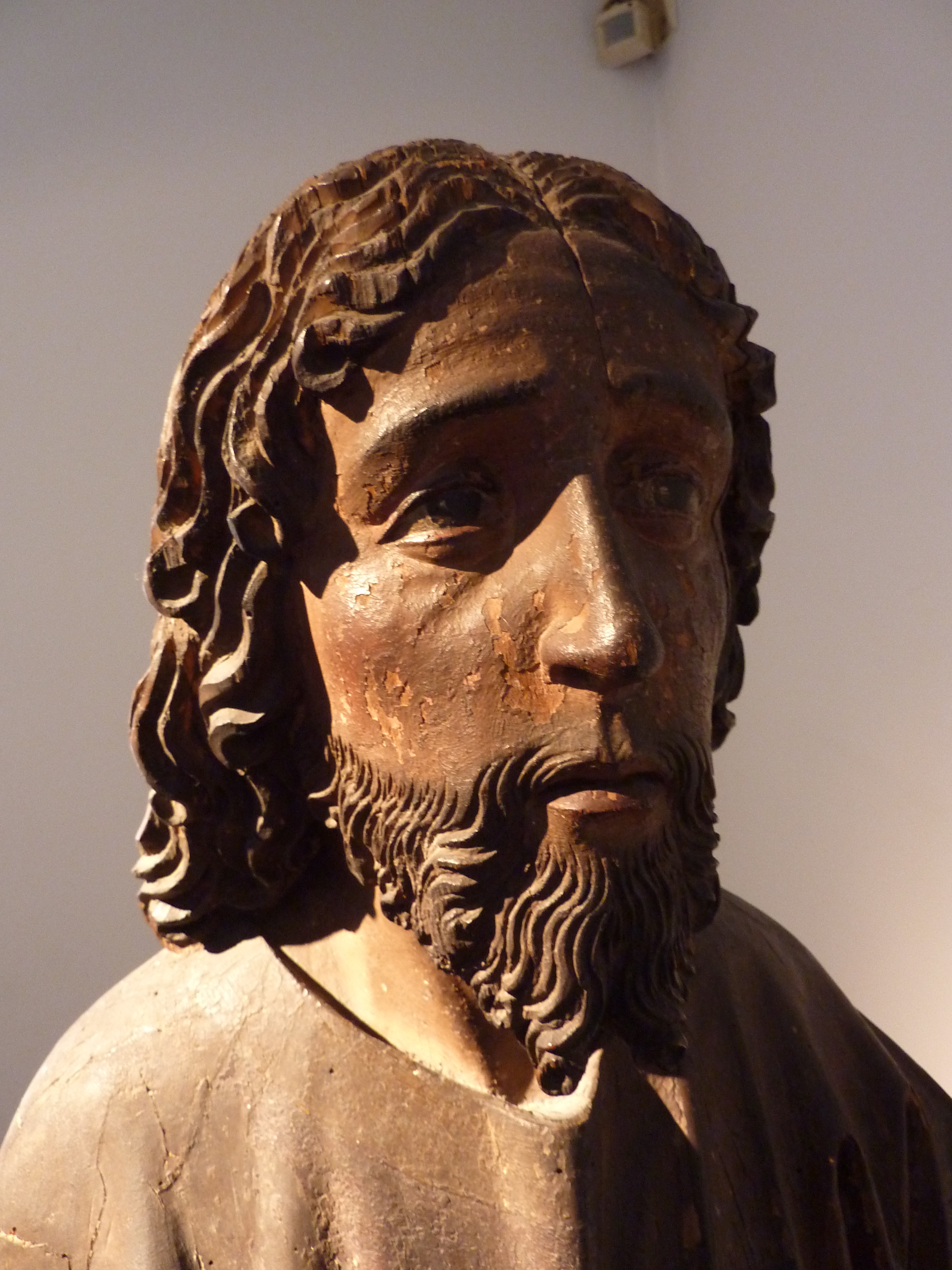 Fr Strasbourg Musée OND Palmesel - head detail