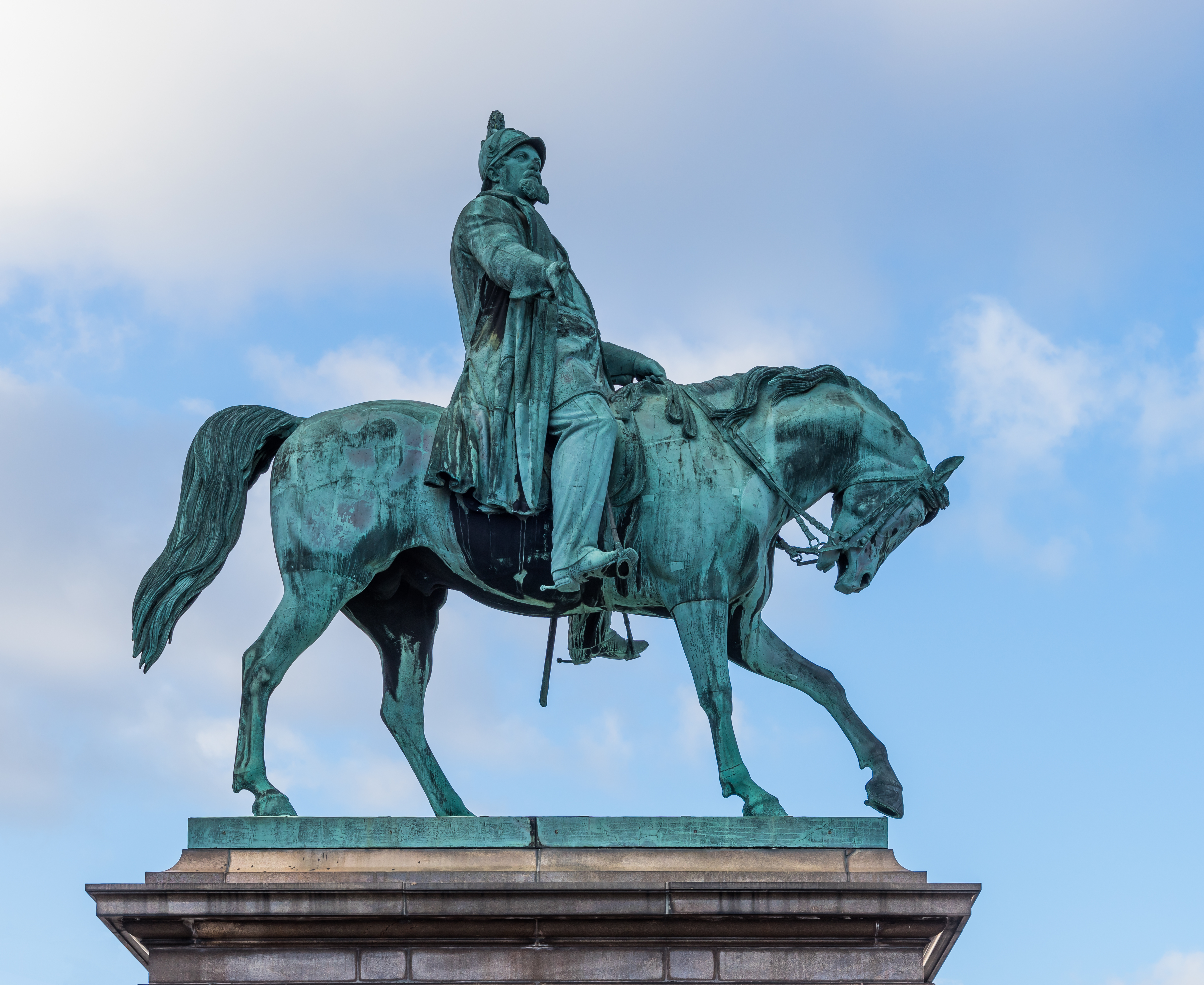 Frederik 7 Christiansborgplads Copenhagen Denmark