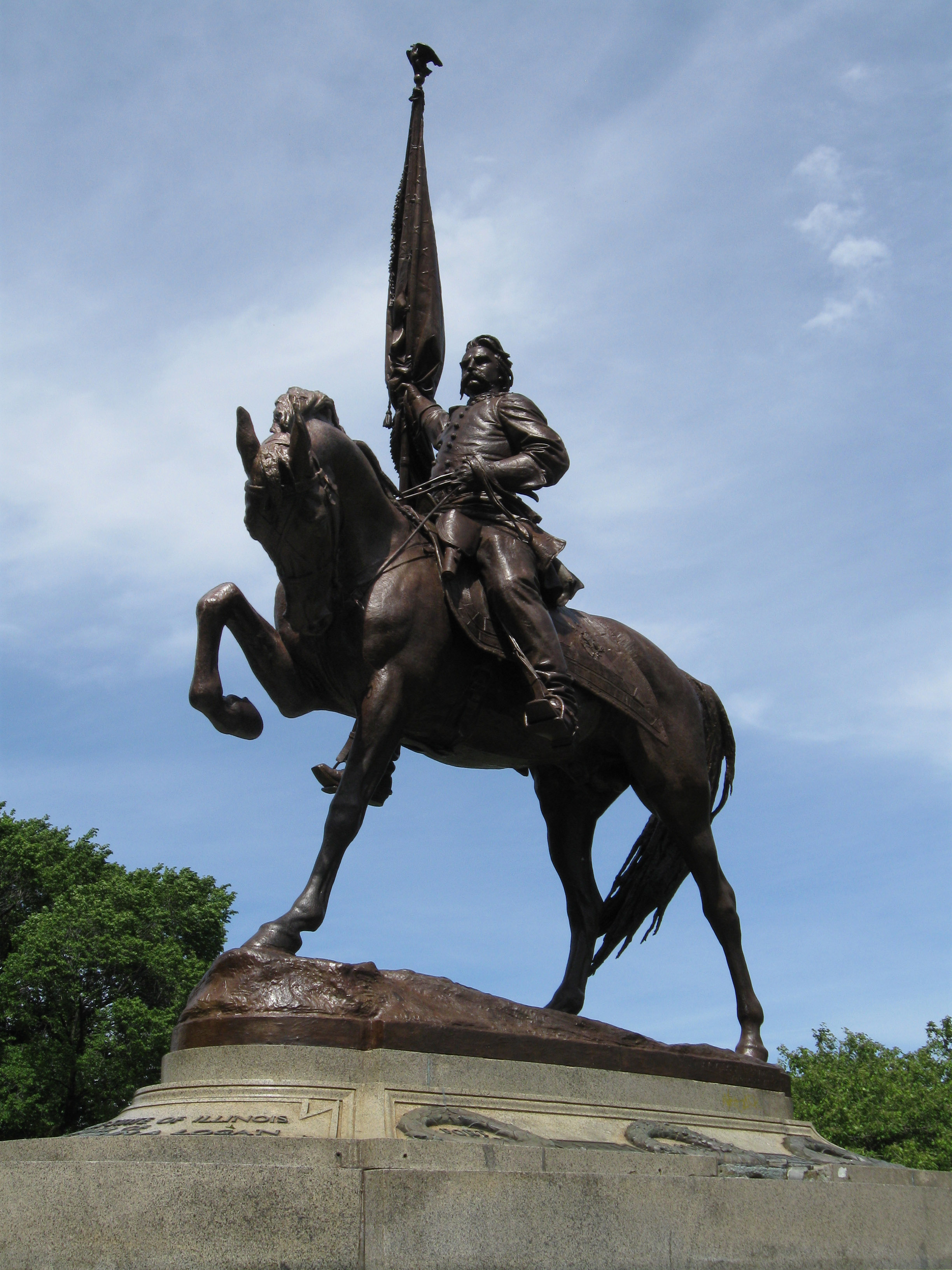 General Logan Statue