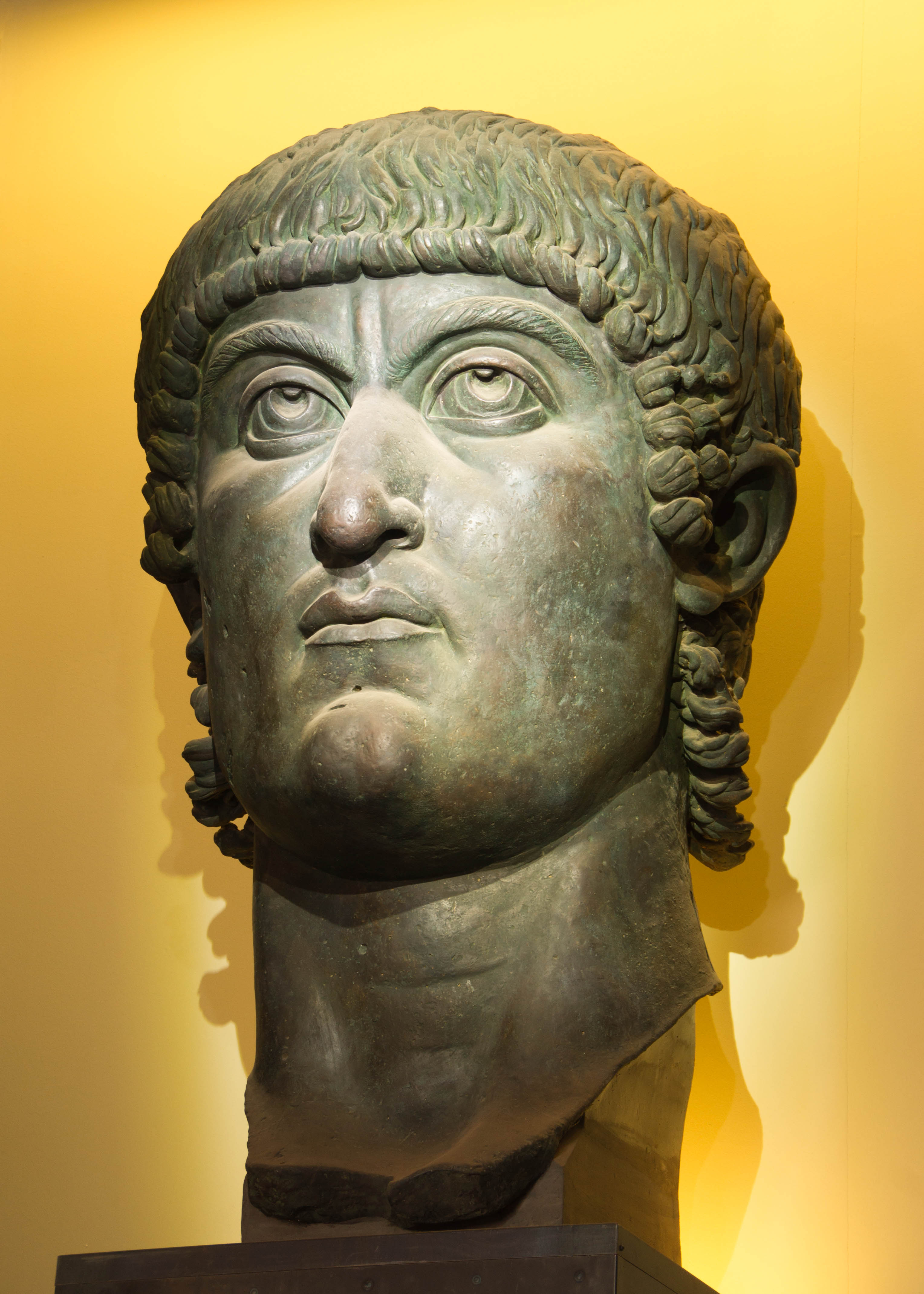 Head Constantine Colosseo Rome