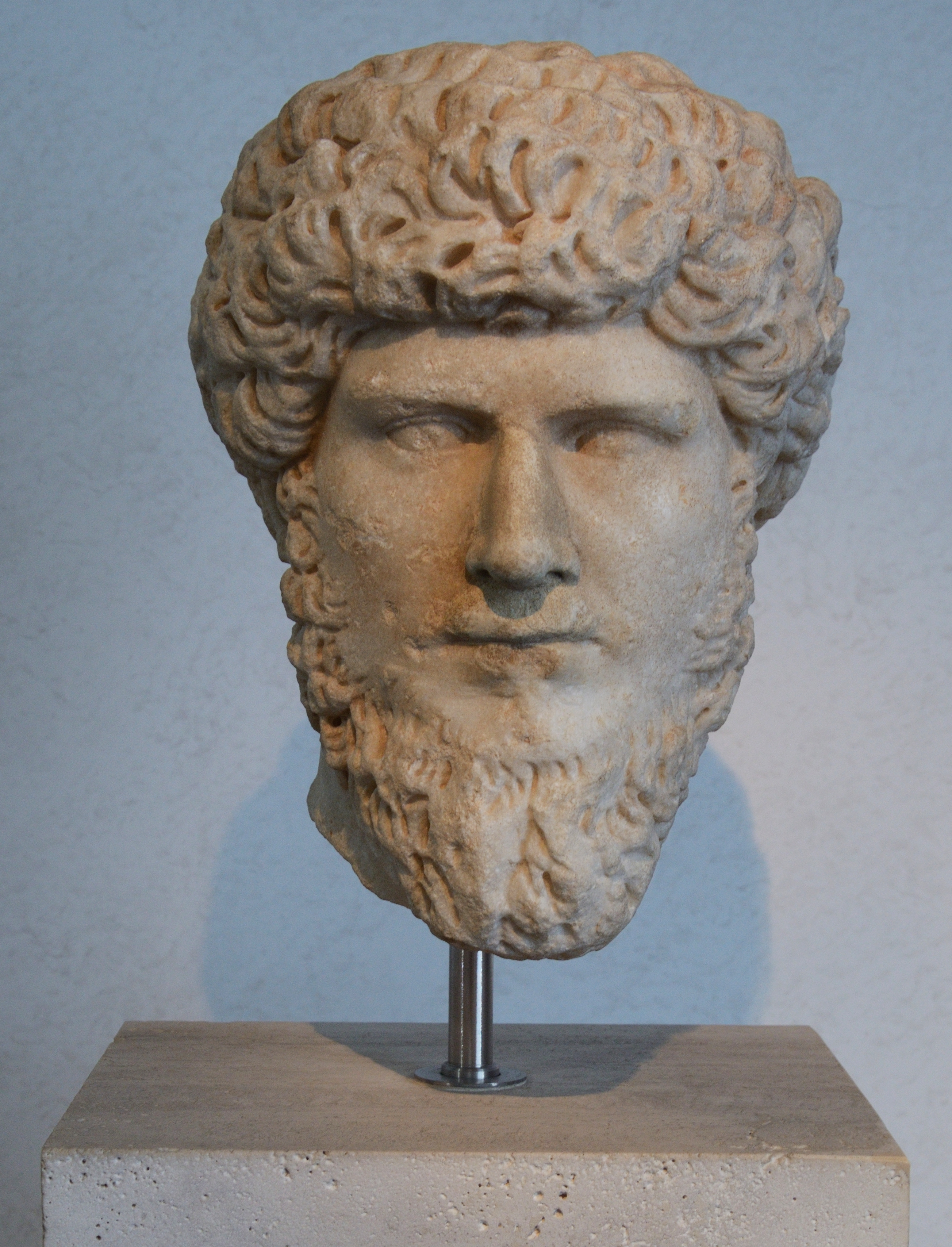 Head of Lucius Verus in Museo Nazionale Romano