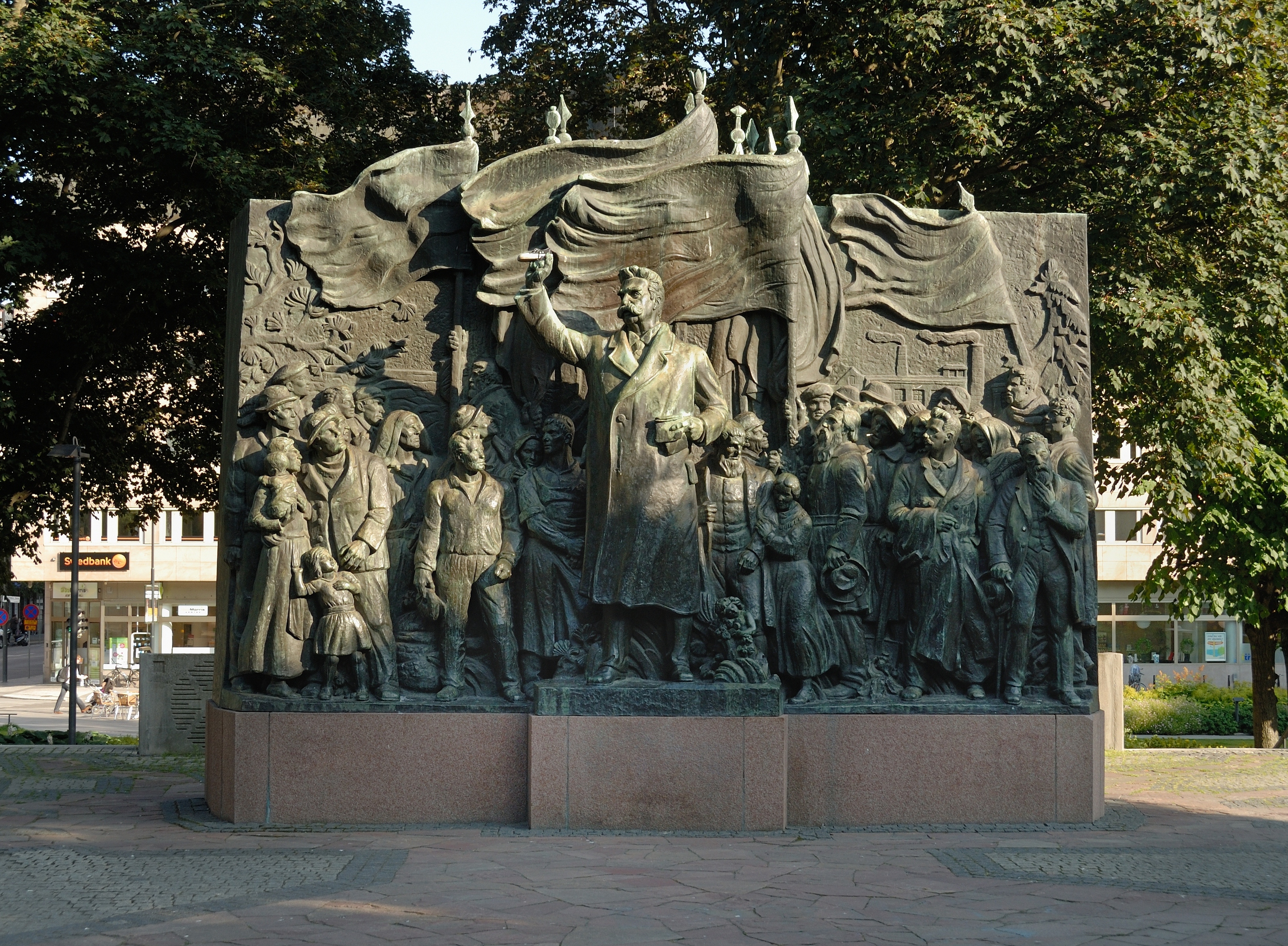 Hjalmar Branting Denkmal Stockholm DSC 0005w