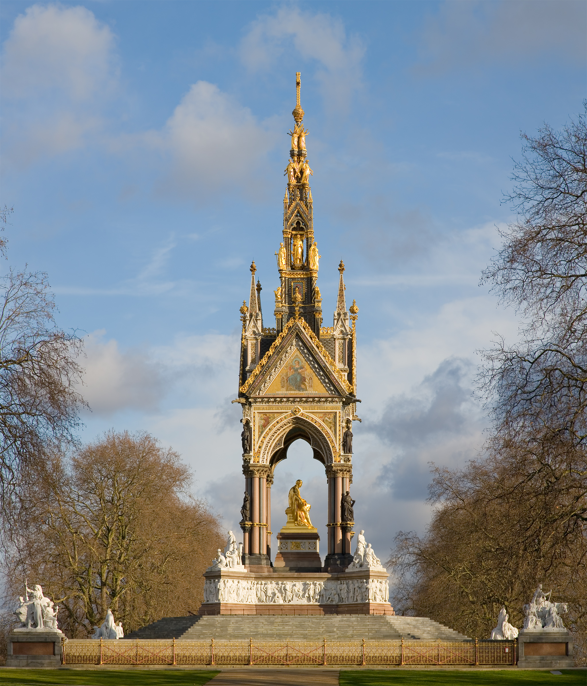 Hyde Park Albert Memorial Jan 2006