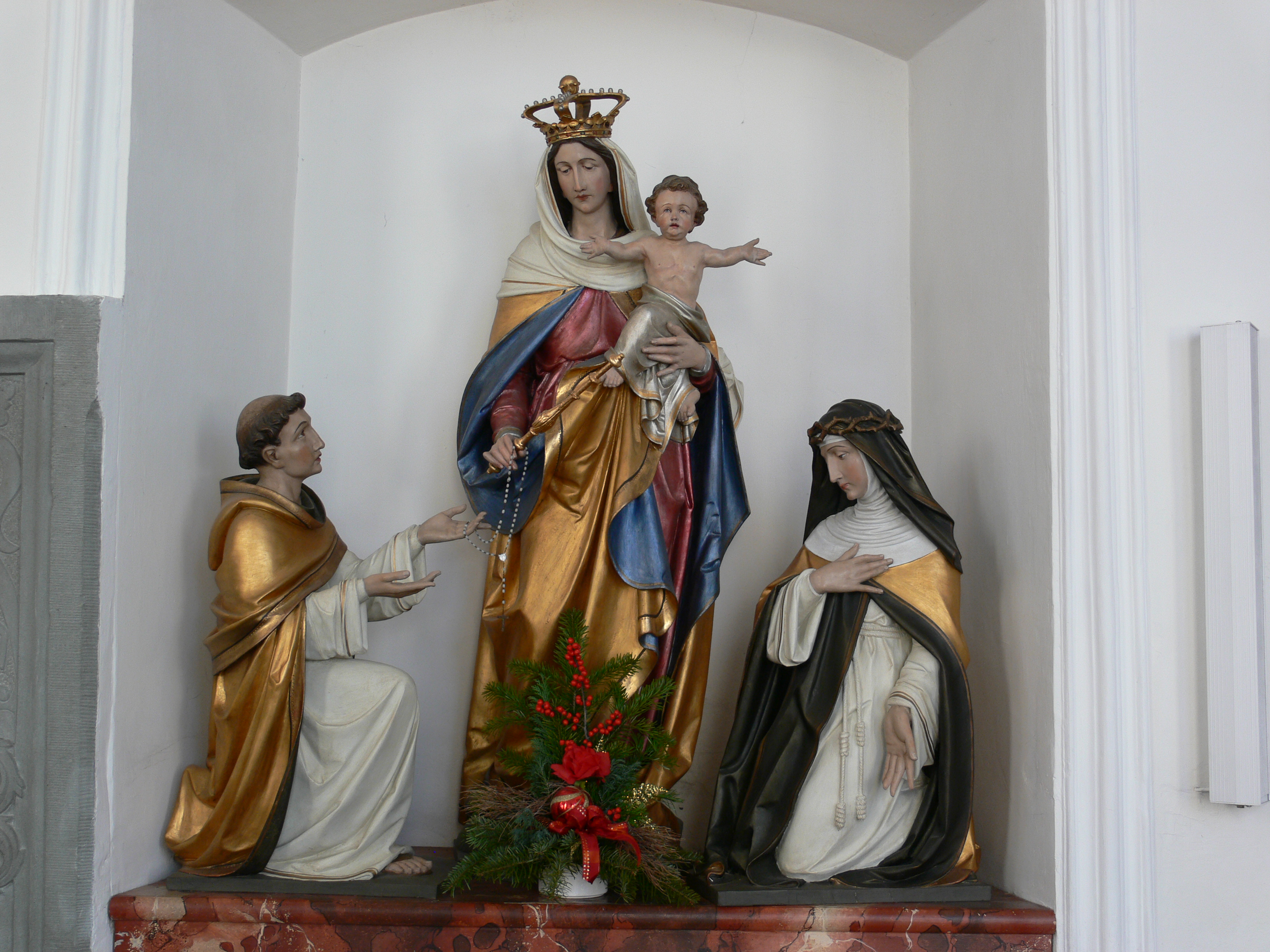 Ittendorf Kirche Rosenkranzgruppe