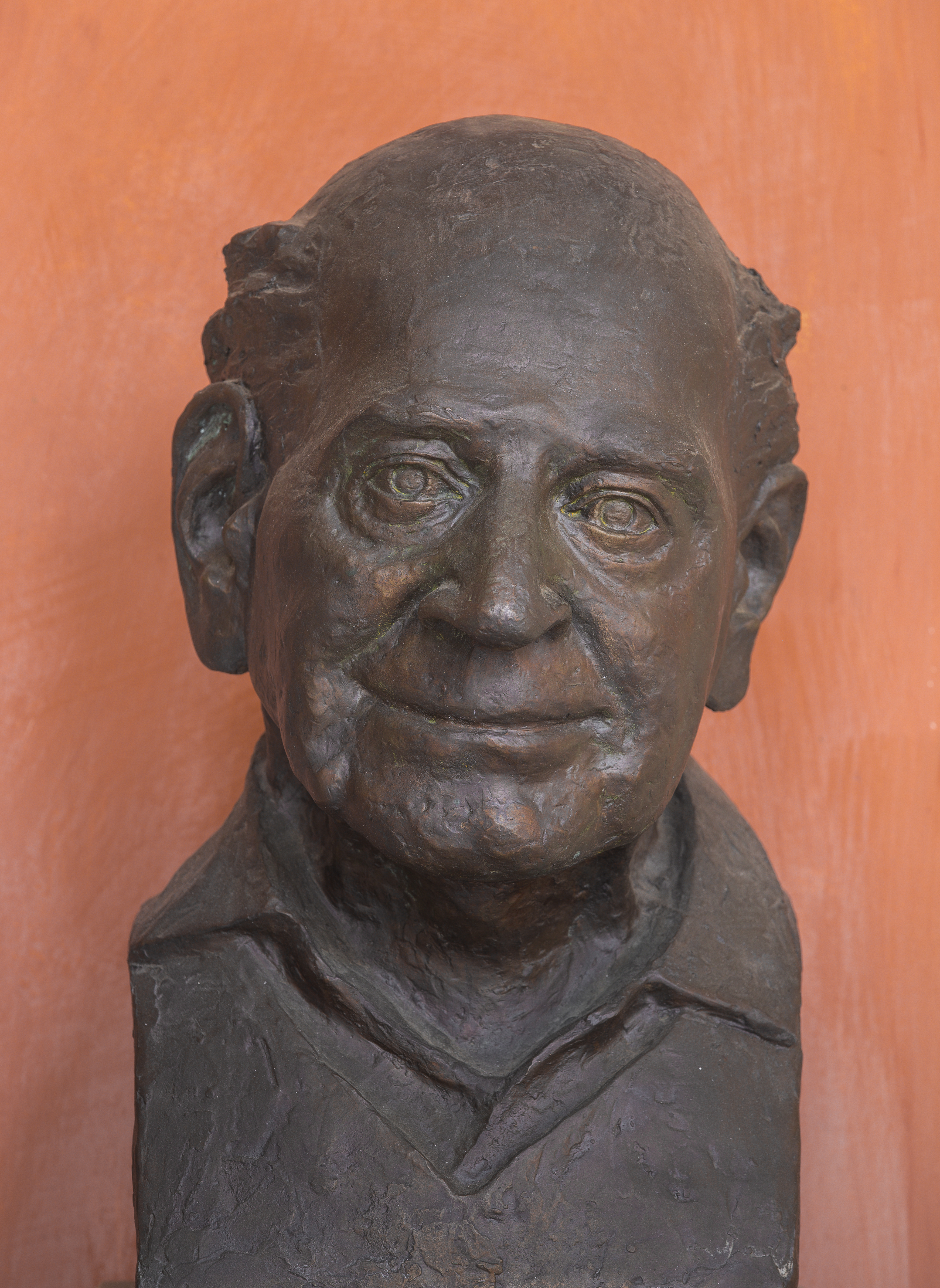 Karl Popper (1902-1994), Nr. 104 bust (bronze) in the Arkadenhof of the University of Vienna-2480