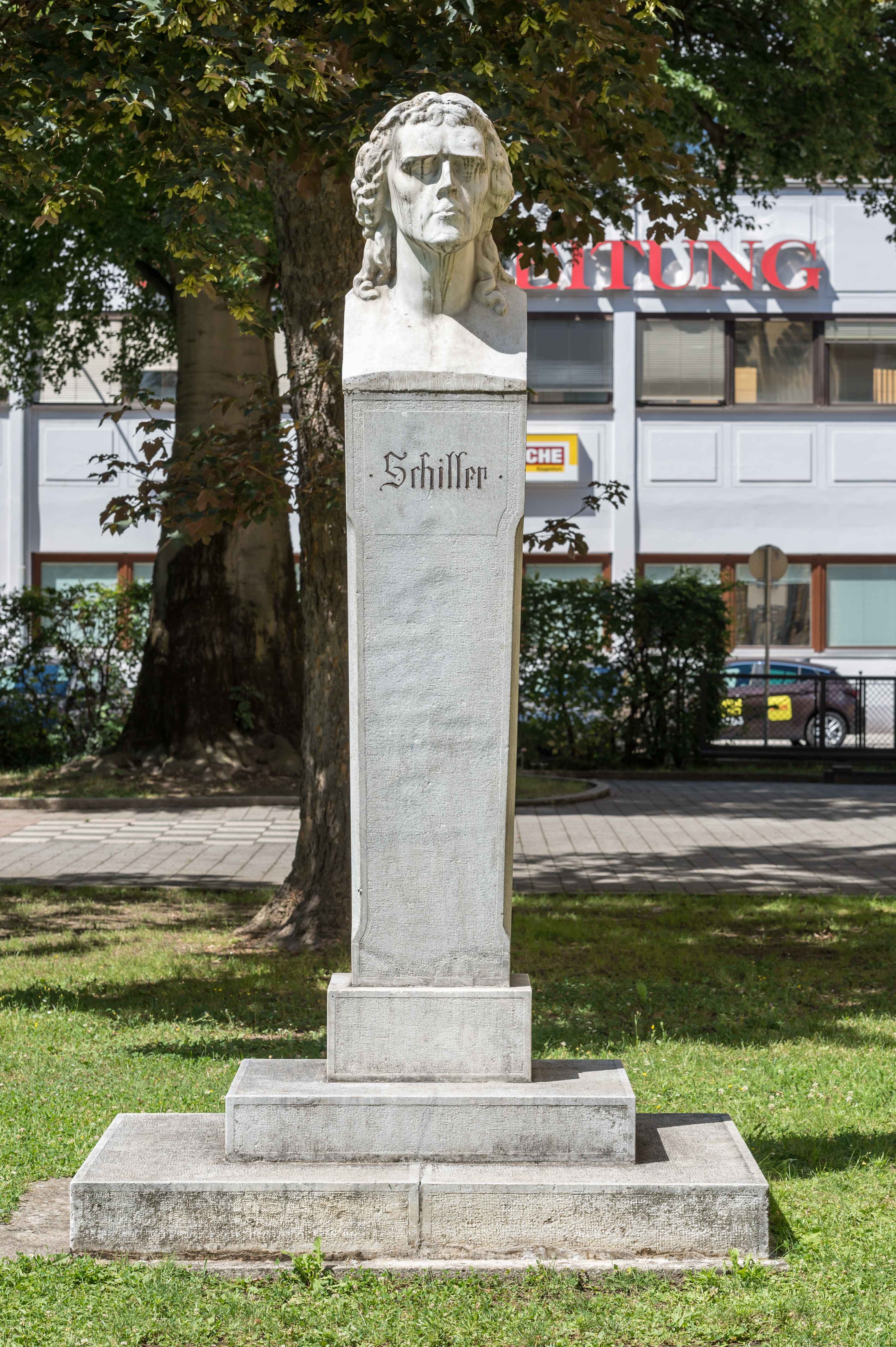 Klagenfurt Völkermarkter Ring 27 Schiller-Denkmal 06072016 3696