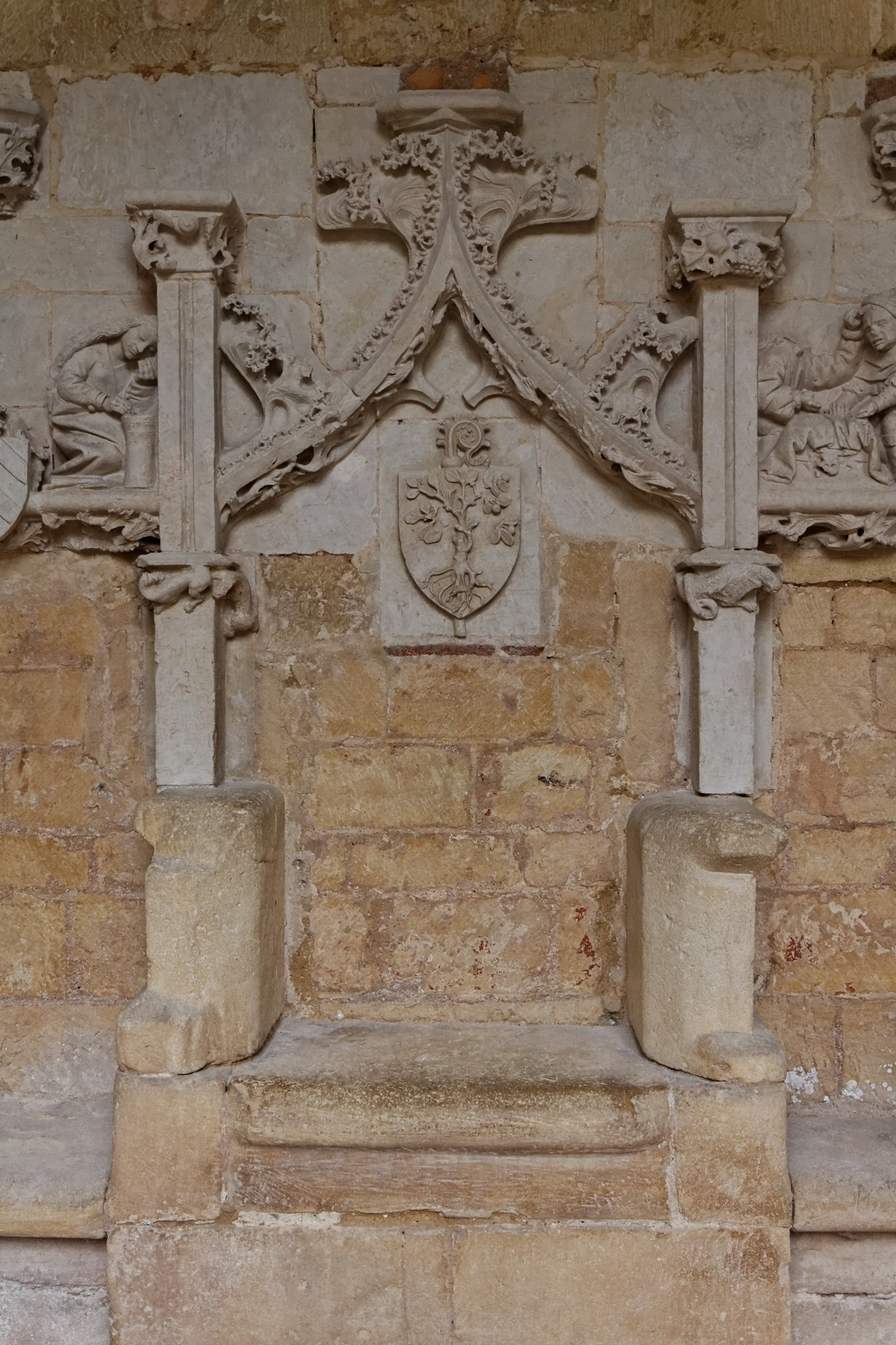 Le Buisson-de-Cadouin - Abbaye de Cadouin - Sculpture du cloître - PA00082415 - 041