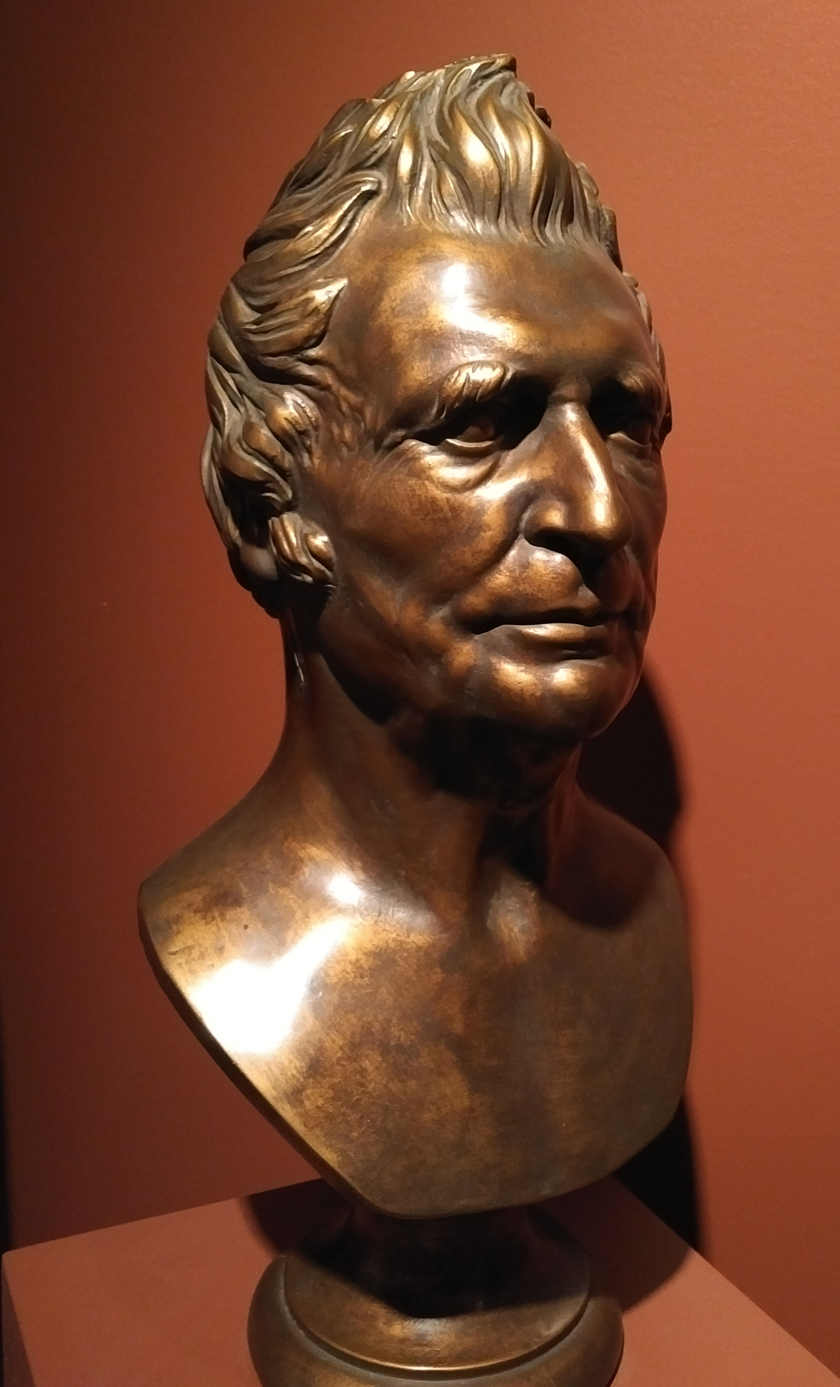 Louis-Joseph Papineau buste en bronze, par Napoléon Bourassa, 1873