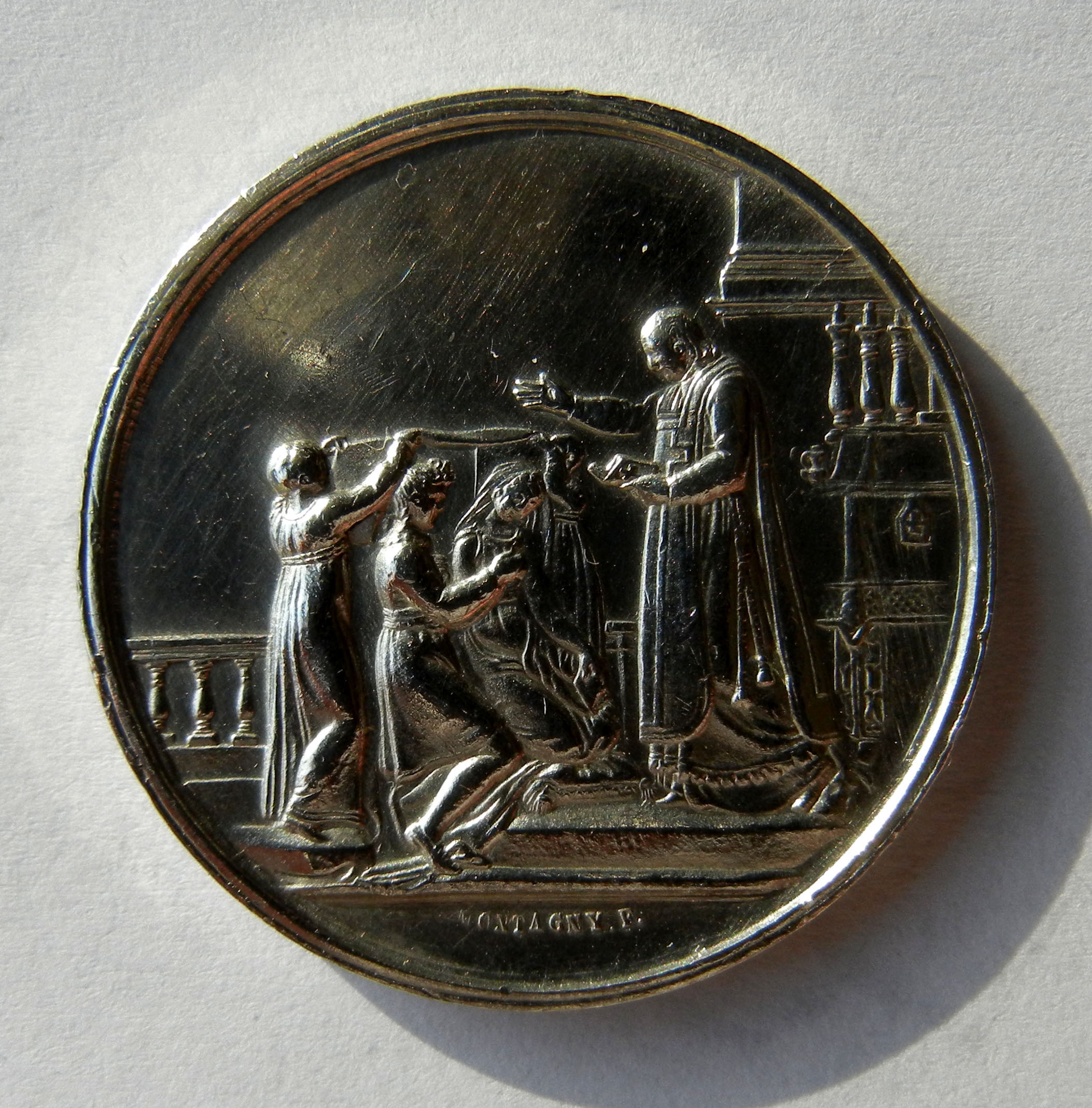Médaille ARGENT de mariage EP 1875 (3)