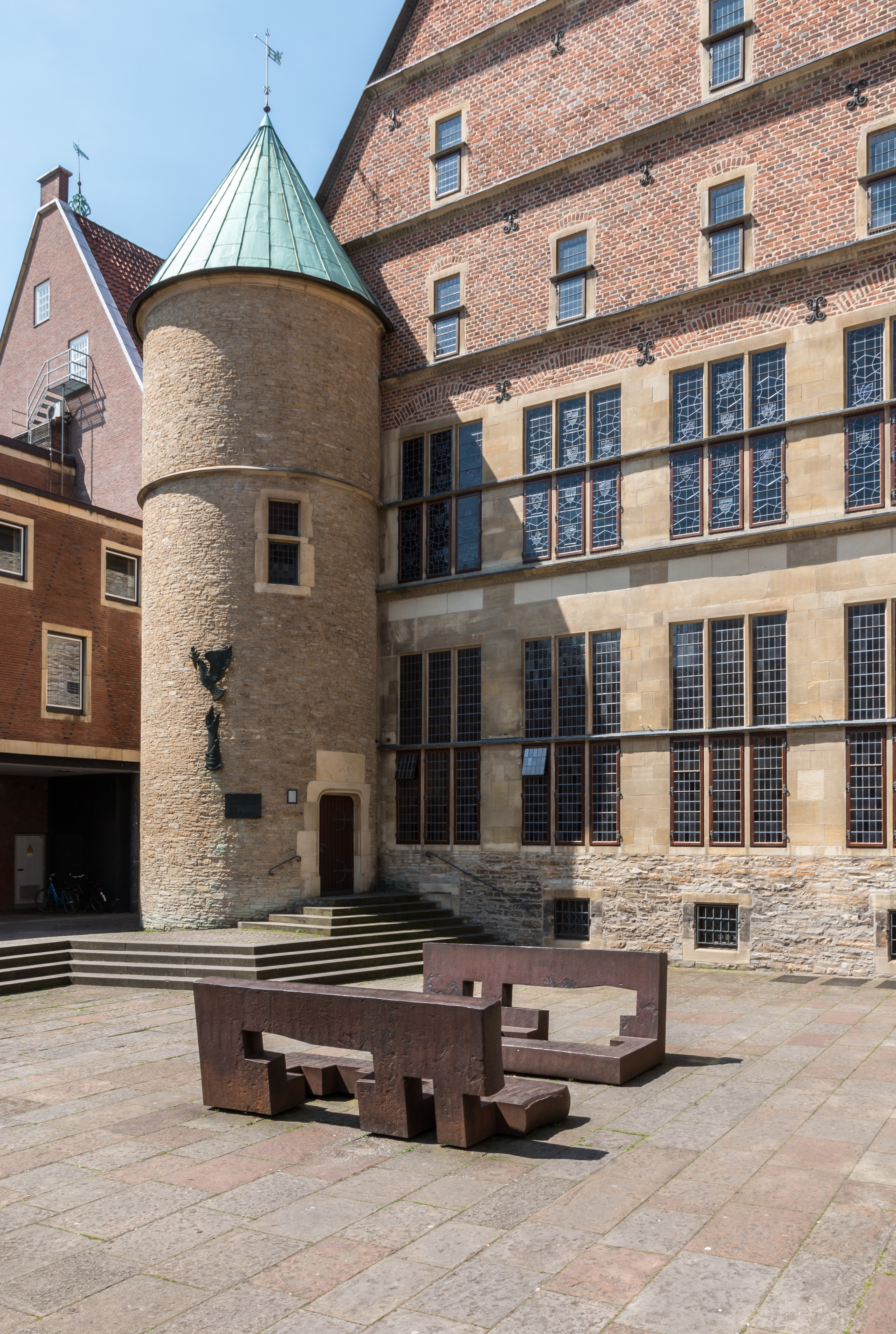 Münster, Skulptur -Toleranz durch Dialog- -- 2016 -- 2479