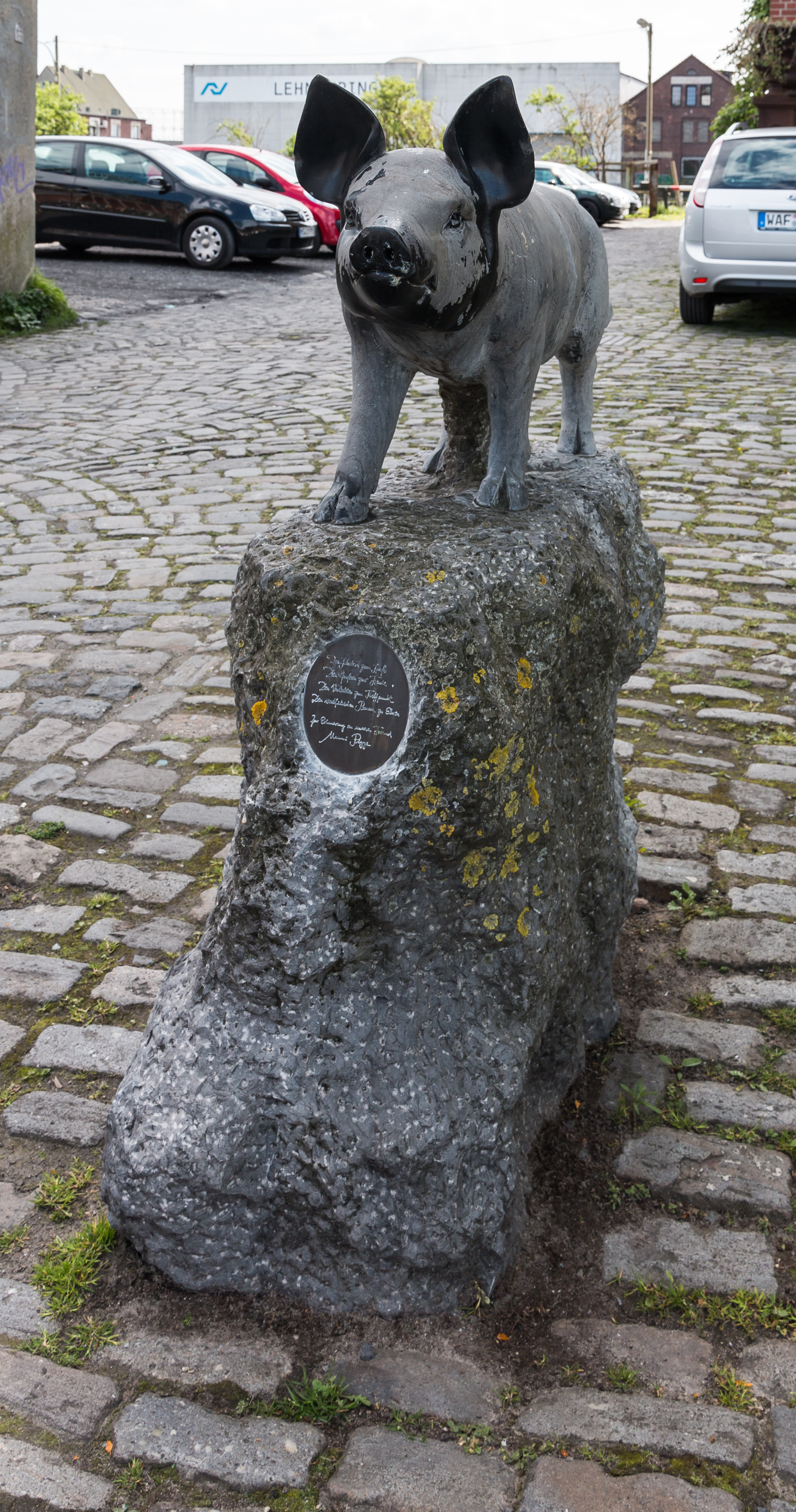 Münster, Skulptur im Hafen -- 2015 -- 5905