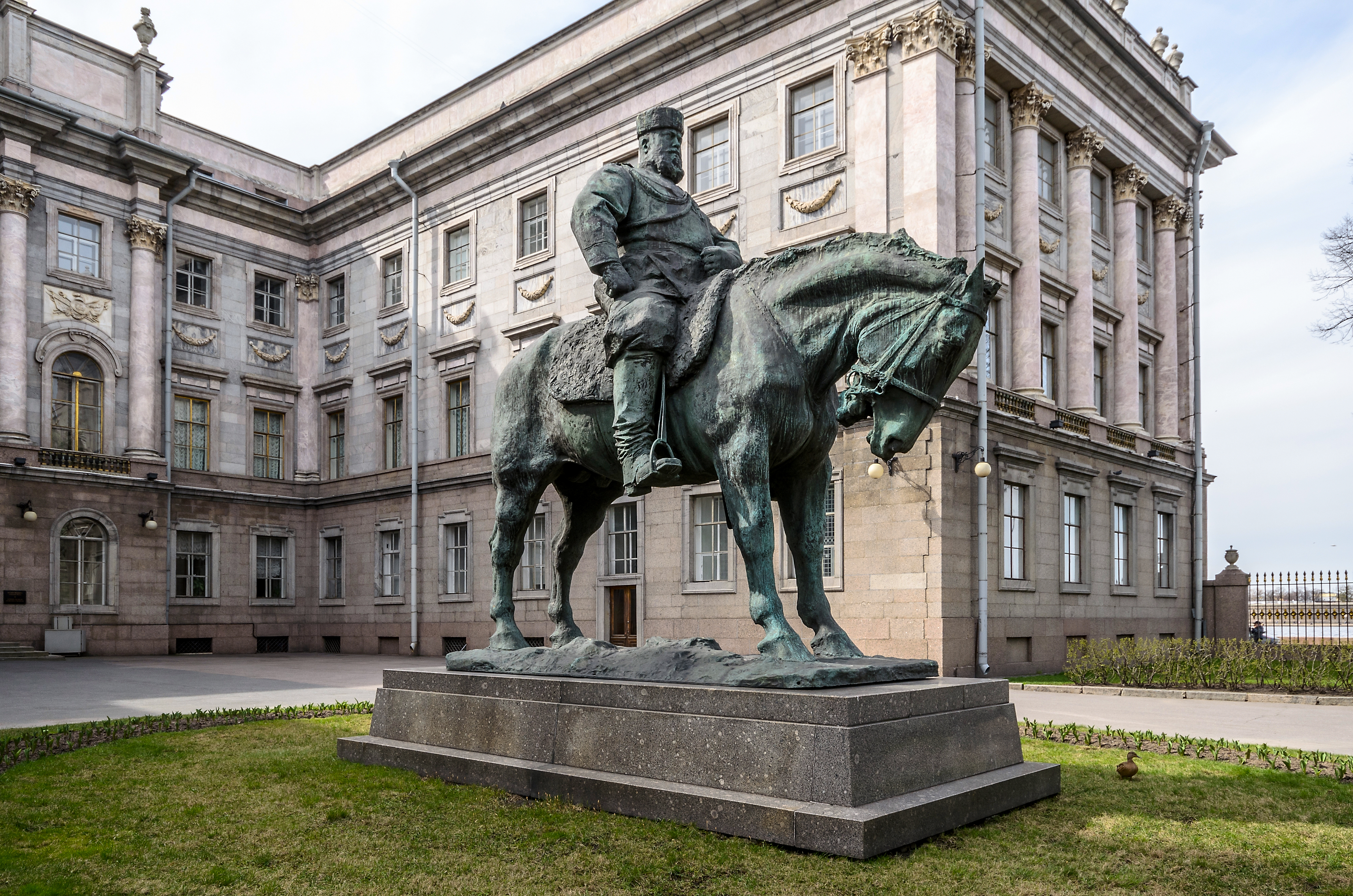 Monument to Alexander III in SPB