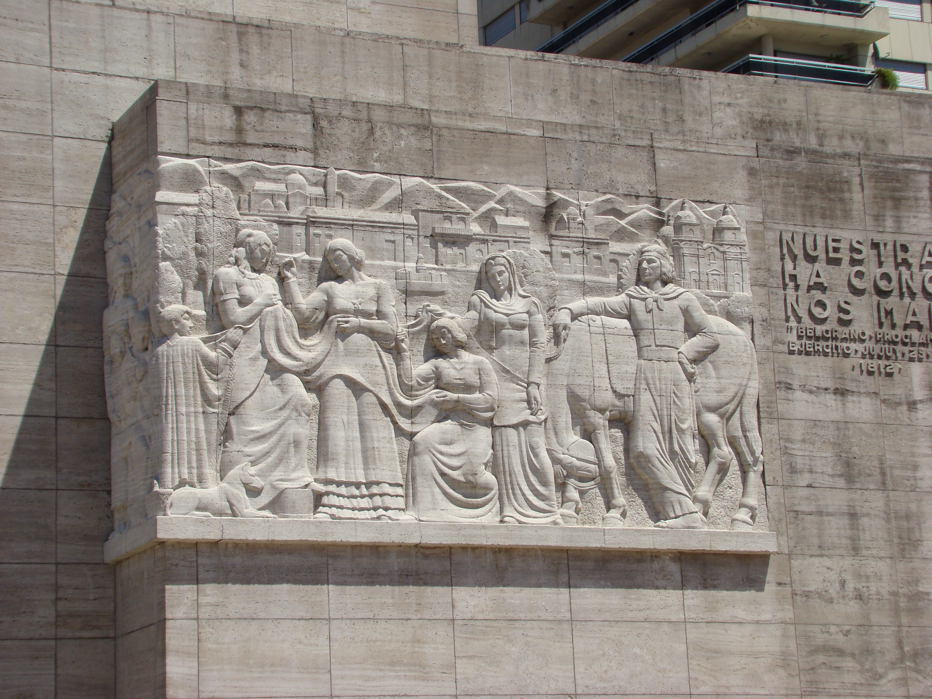 Monumento a la Bandera - Relieve 1