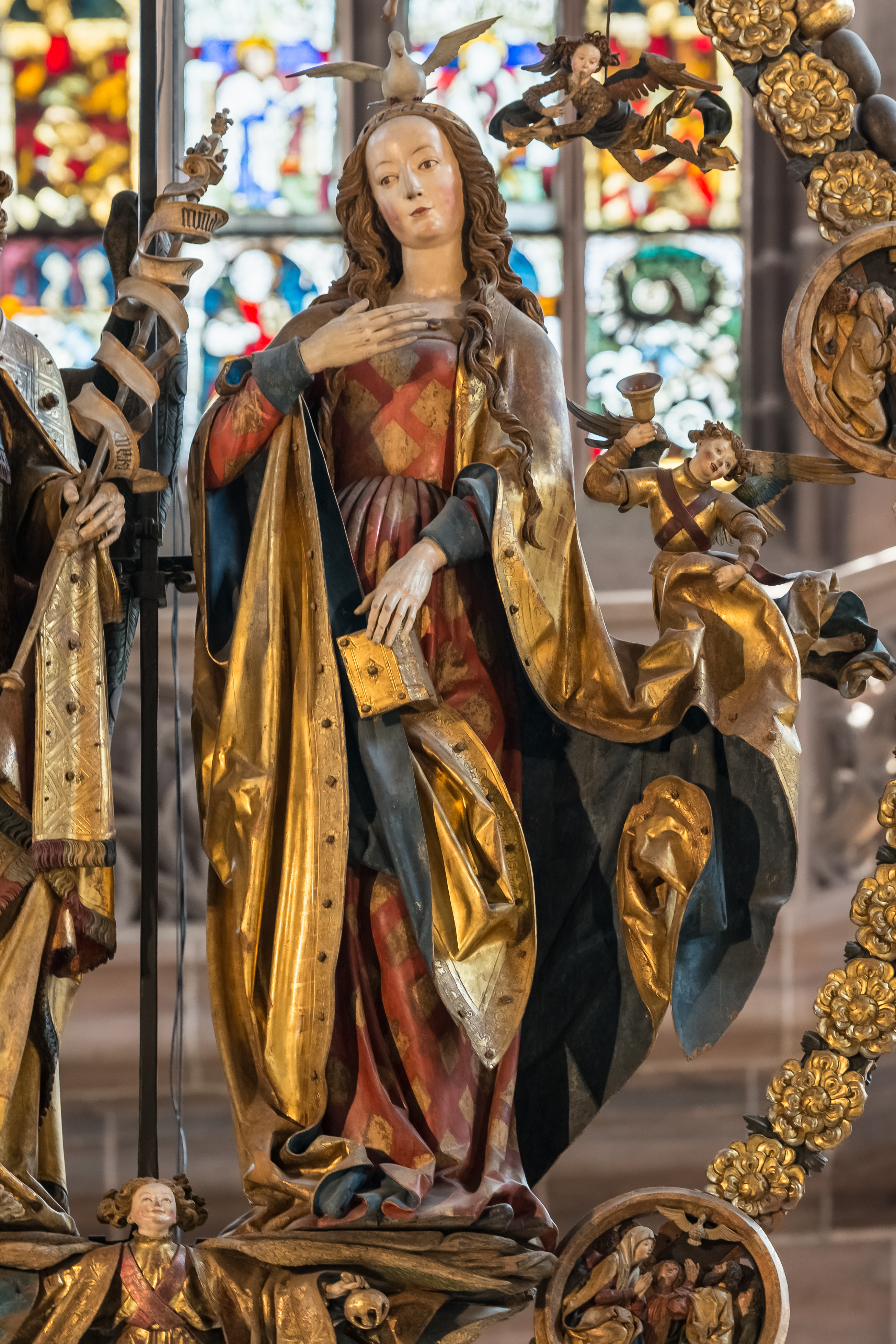 Nürnberg St. Lorenz Englischer Gruß Maria 03