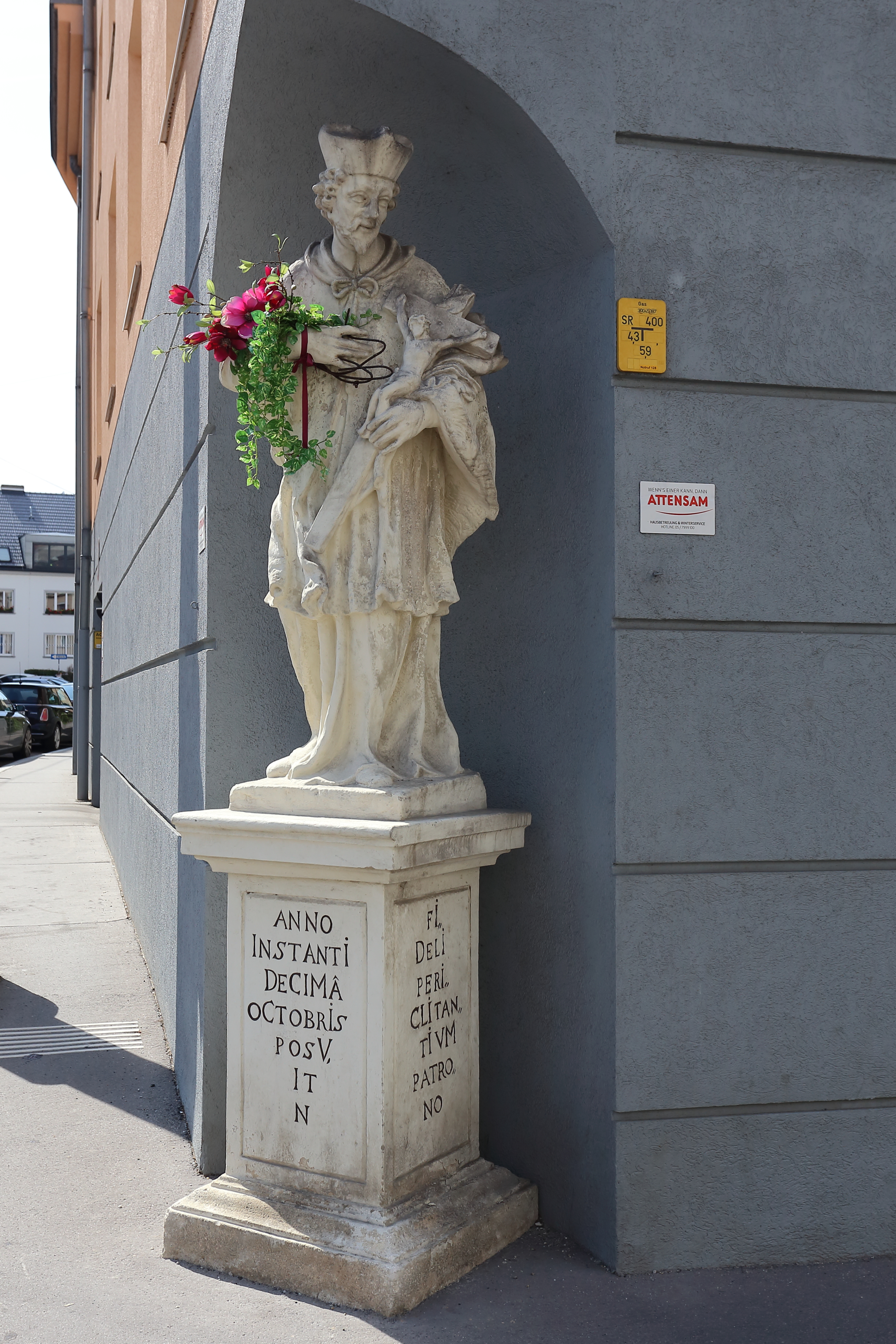 Nußdorf - Nepomukstatue, Heiligenstädterstraße