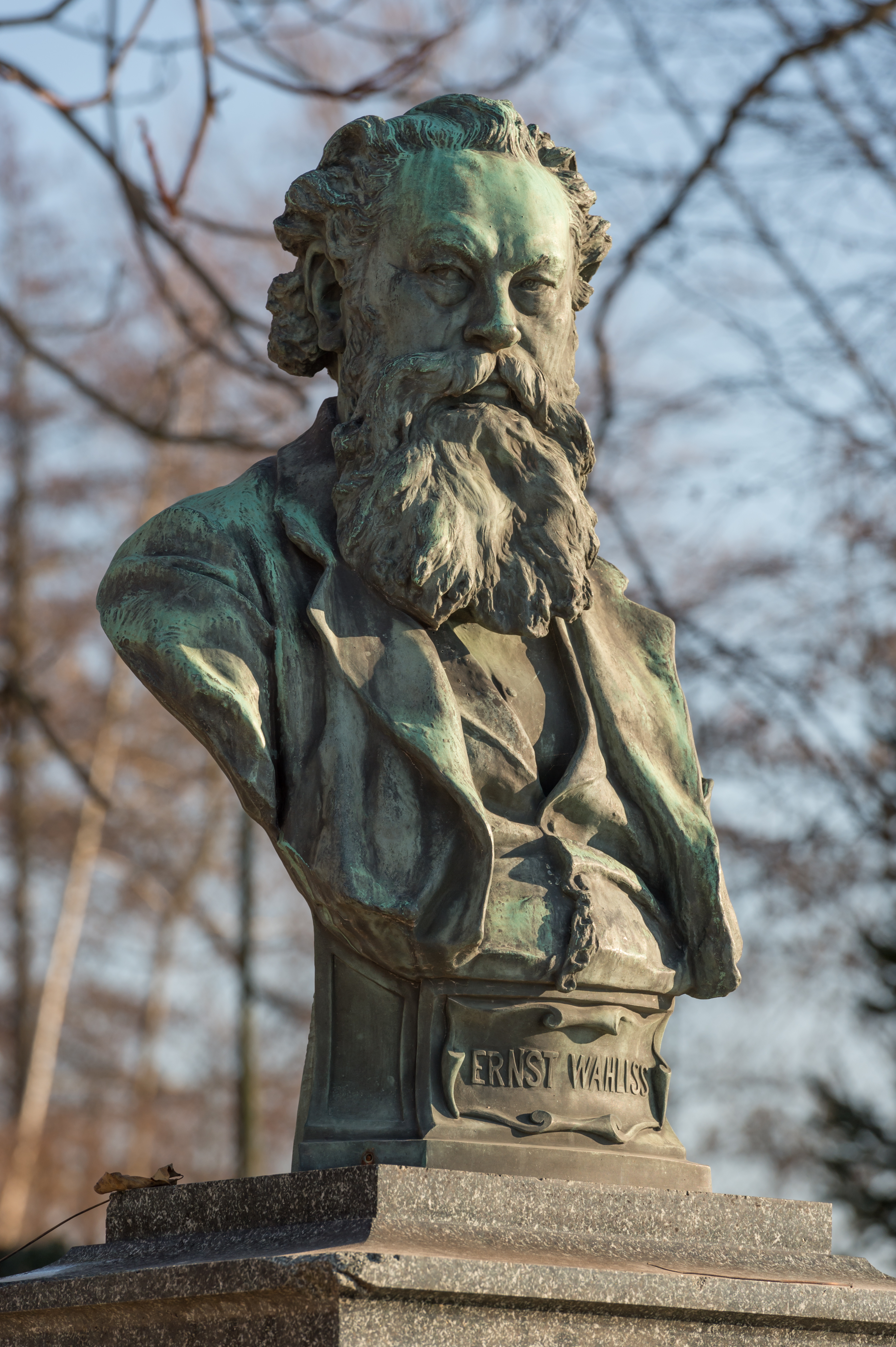 Poertschach Johannes-Brahms-Promenade Ernst Wahliss-Bueste 14122015 2514