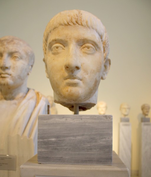 1511 - Archaeological Museum, Athens - Head of a 3rd century youth - Photo by Giovanni Dall'Orto, Nov 11 2009