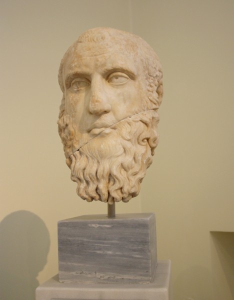 1522 - Archaeological Museum, Athens - Head of a 3rd century kosmetes - Photo by Giovanni Dall'Orto, Nov 11 2009