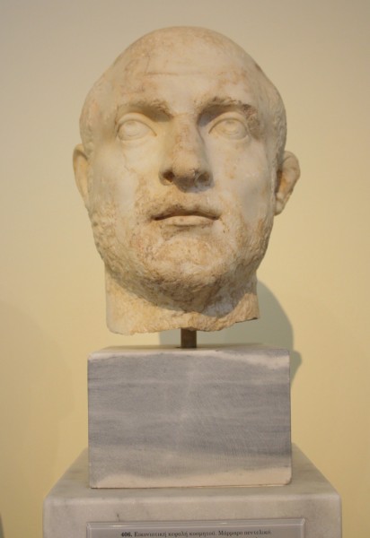 1524 - Archaeological Museum, Athens - Head of a 3rd century kosmetes - Photo by Giovanni Dall'Orto, Nov 11 2009