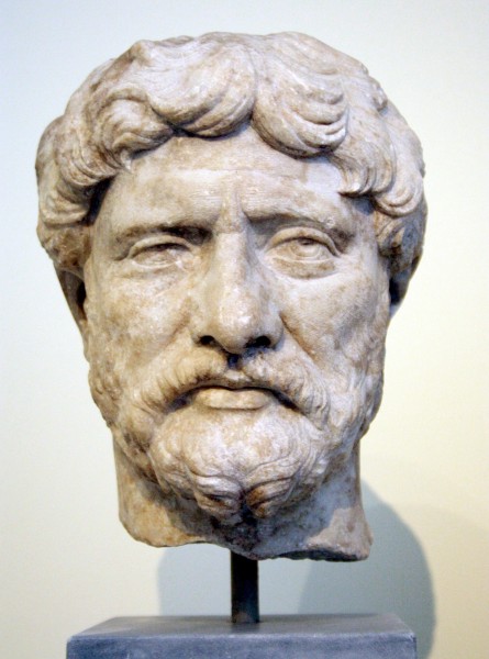 1527 - Archaeological Museum, Athens - Head of a 3rd century kosmetes - Photo by Giovanni Dall'Orto, Nov 11 2009